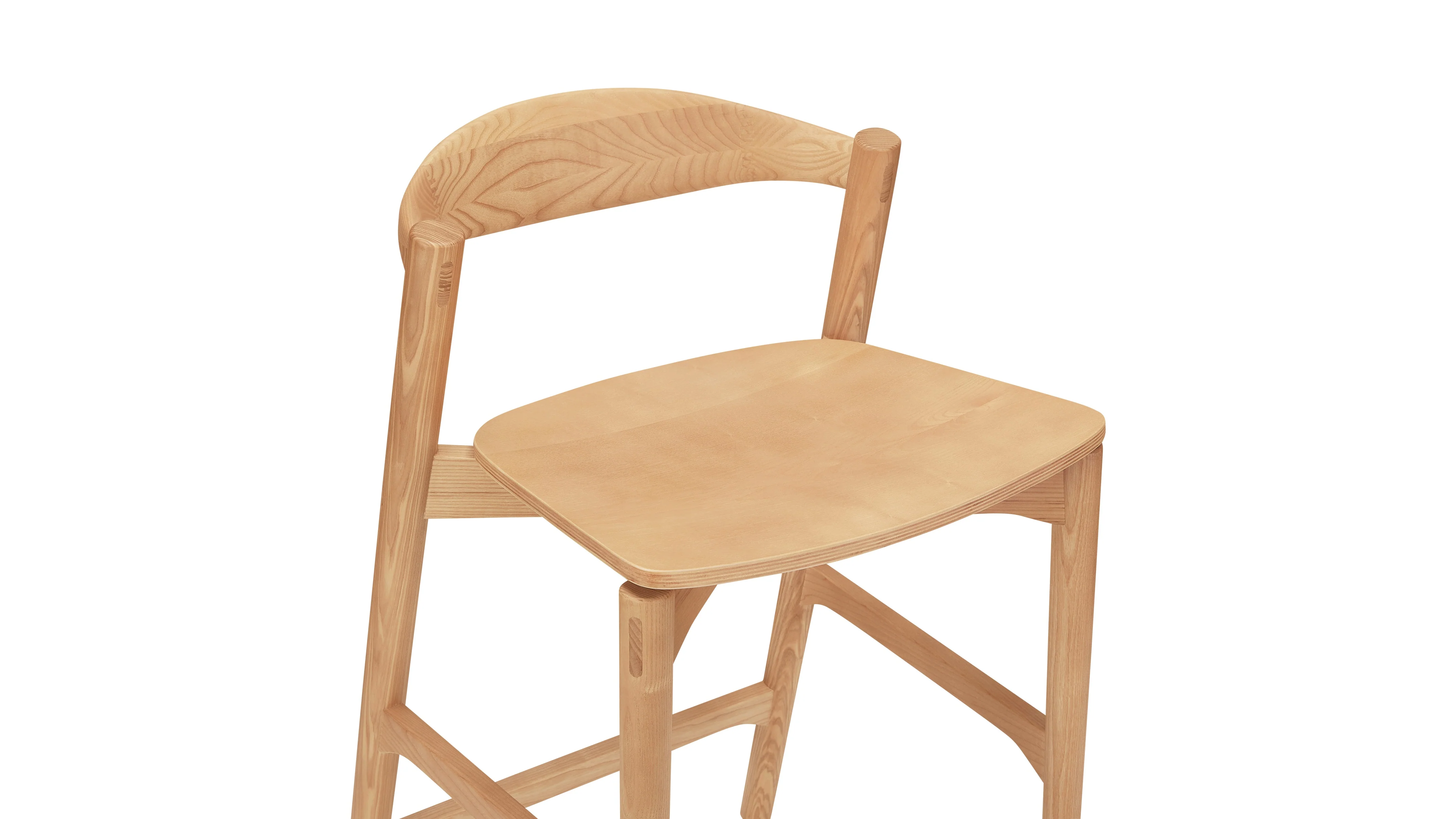 Haven Counter Stool, Stained Oak - Image 5