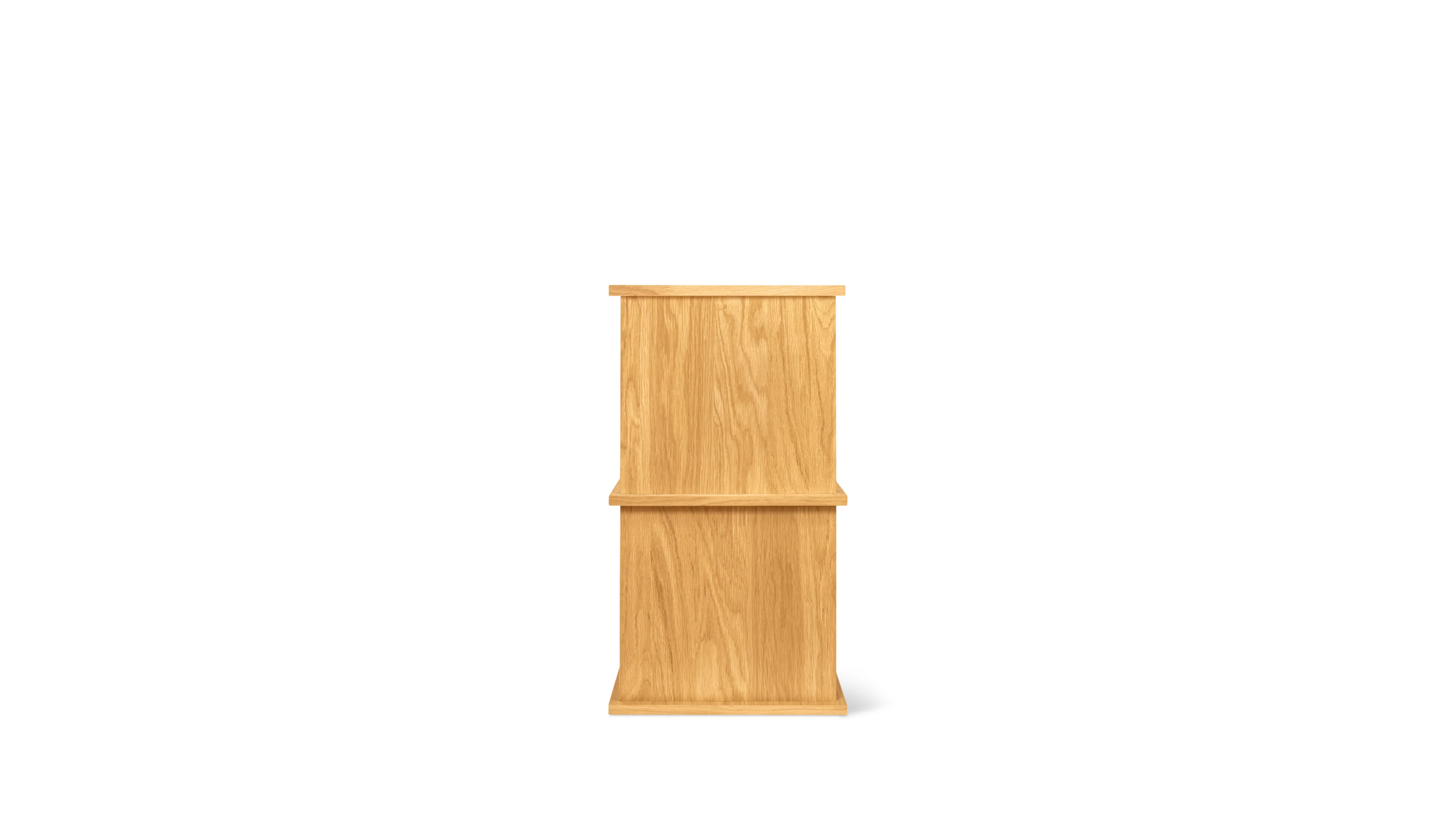 Keep Stacking Storage System 4-Piece, Open and Closed, White Oak - Image 5
