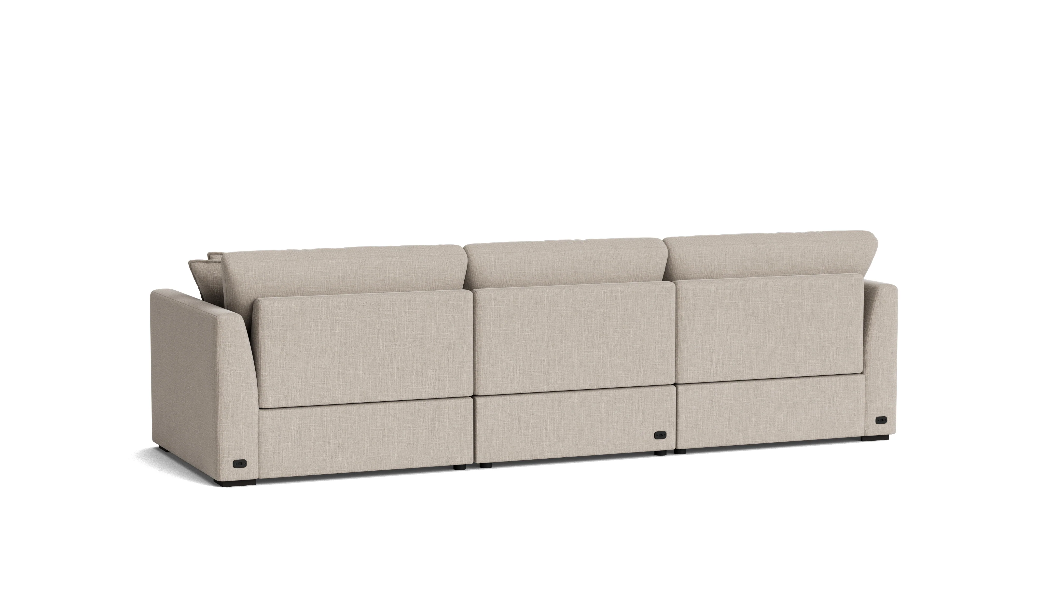 Lift Off Power Recliner 3-Piece Modular Sofa, Light Pebble - Image 7