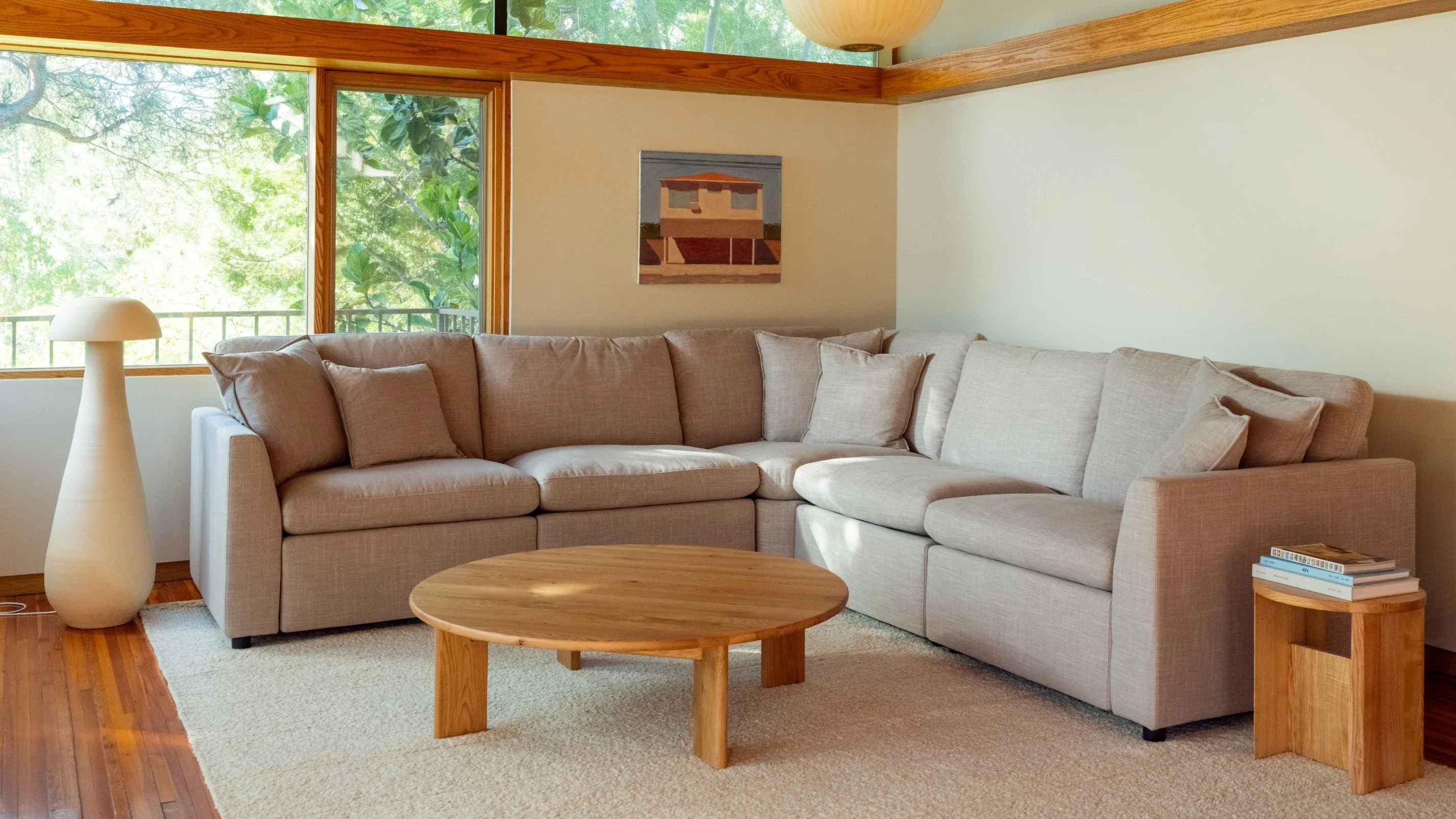 Lift Off Power Recliner 5-Piece Modular Sectional, Light Pebble - Image 4