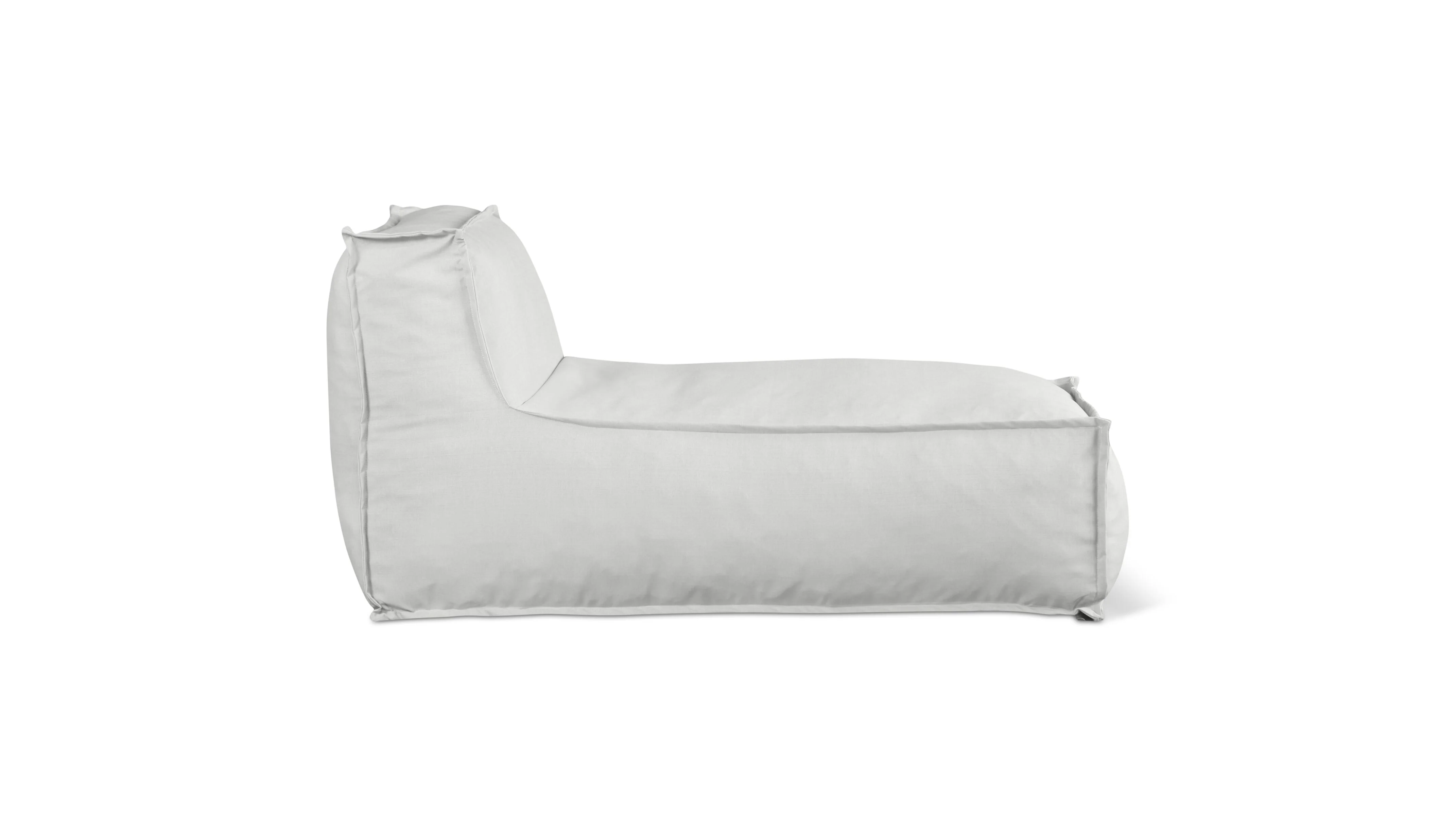 Make Waves Outdoor Chaise, Gull - Image 6