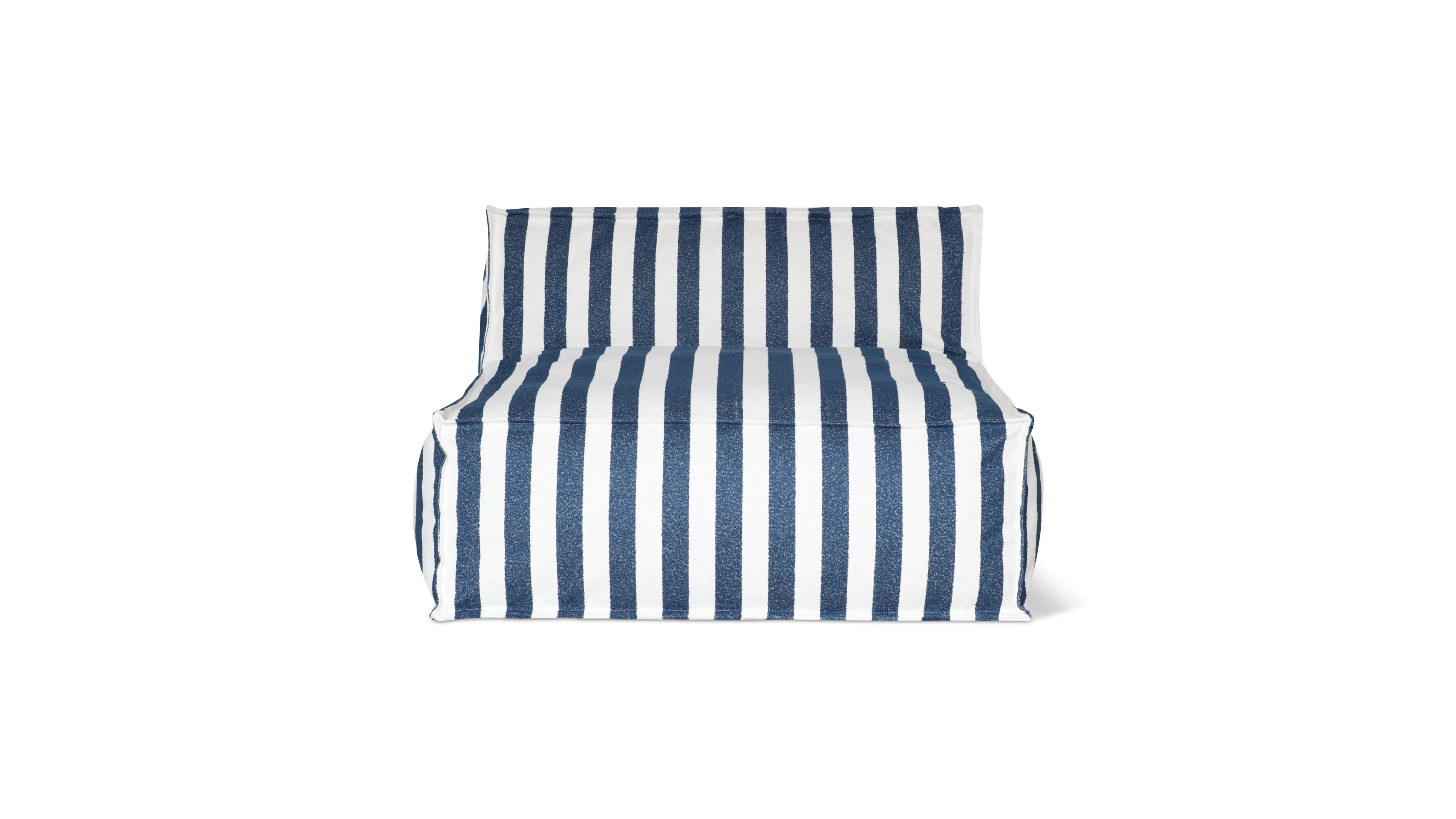 Make Waves Outdoor Loveseat, Ocean Stripe - Image 3