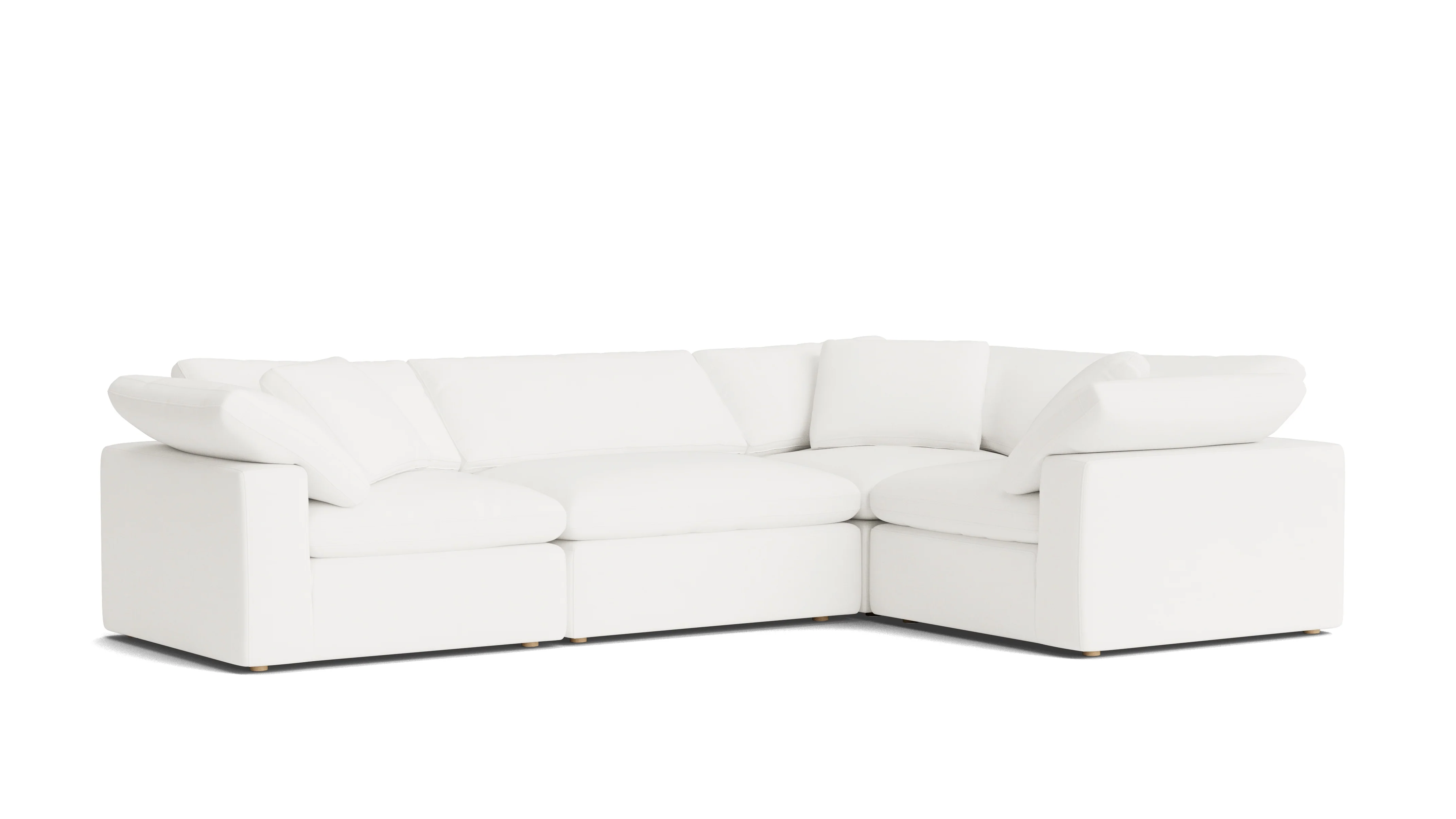 Movie Night™ 4-Piece Modular Sectional Closed, Large, Brie - Image 3