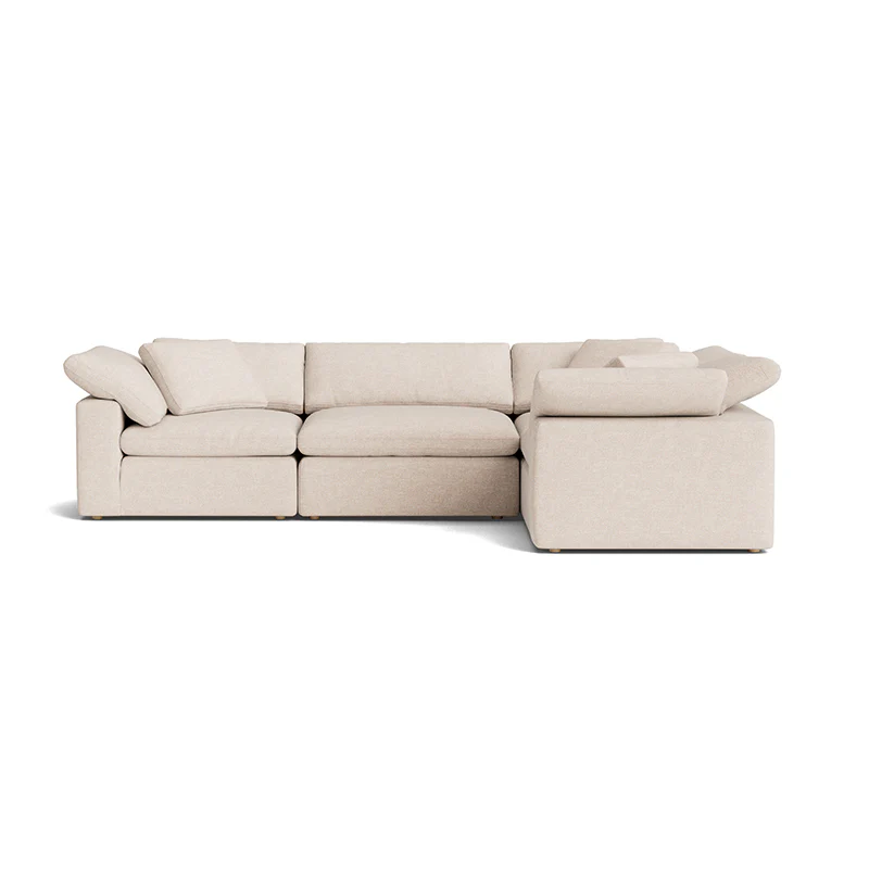 Movie Night™ 4-Piece Modular Sectional Closed, Large, Sunbeam