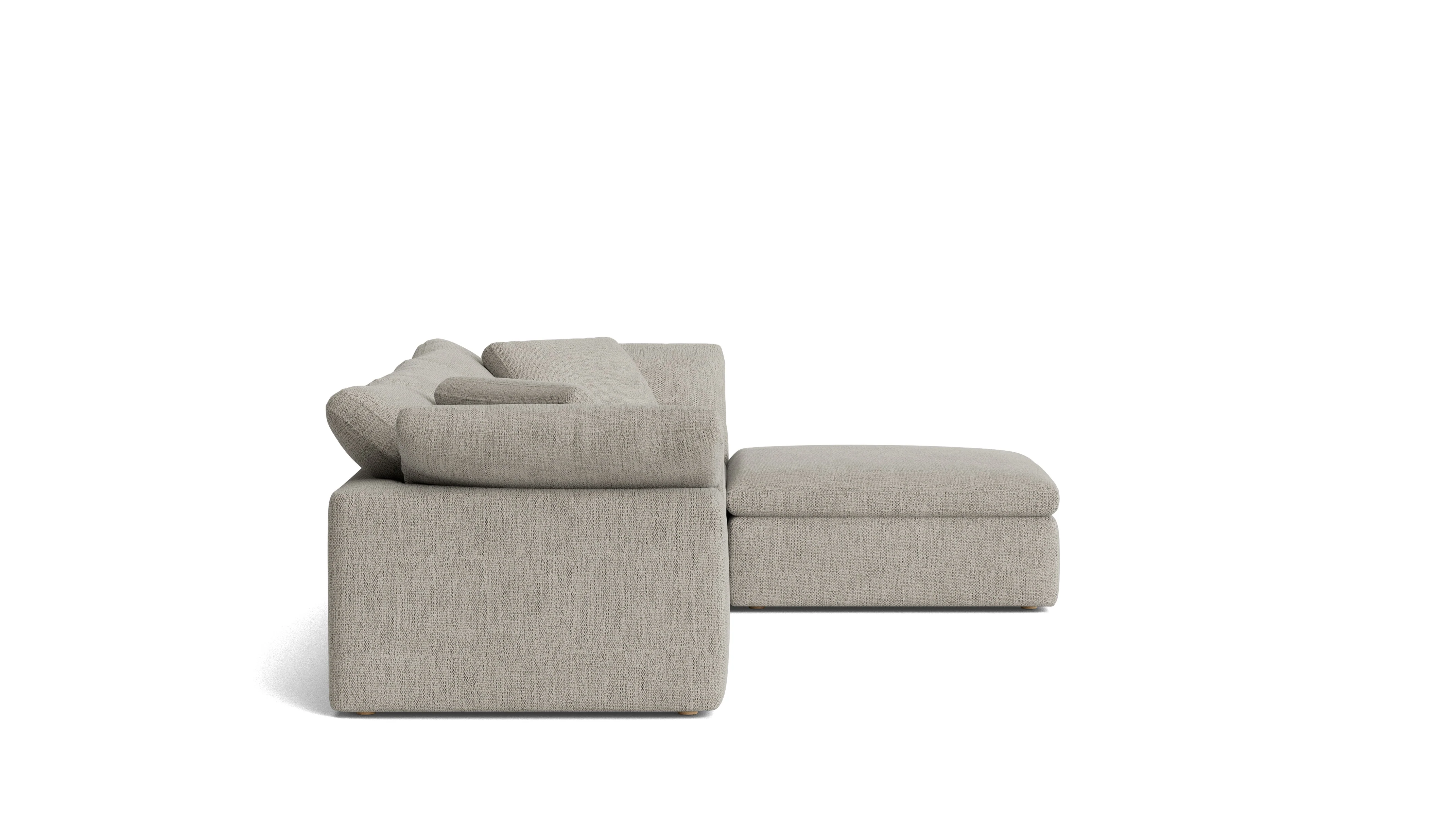 Movie Night™ 4-Piece Modular Sectional, Large, Oatmeal - Image 4