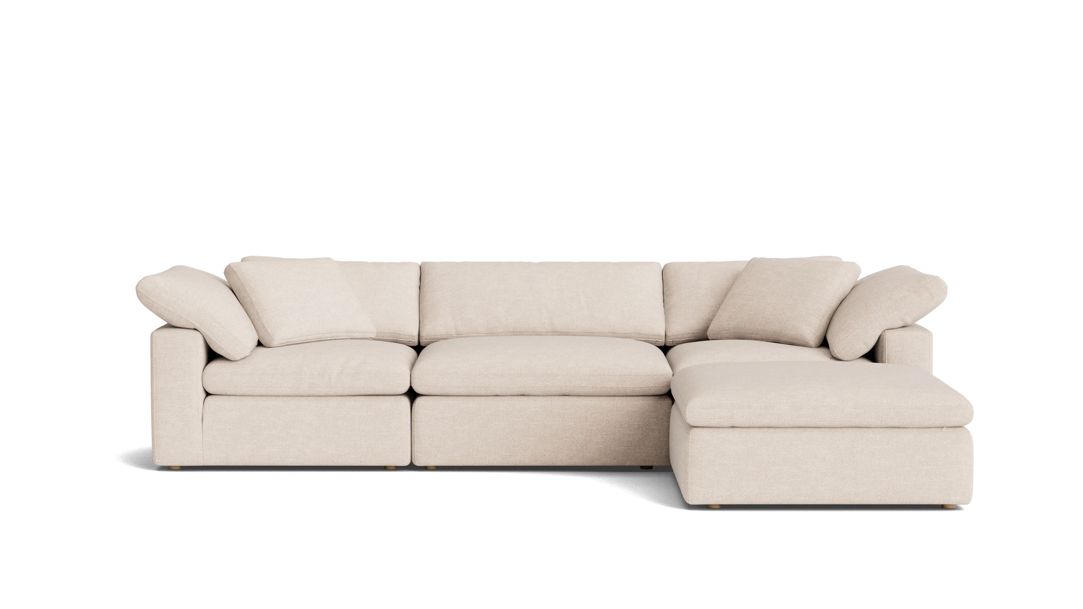 Movie Night™ 4-Piece Modular Sectional, Large, Sunbeam - Image 2