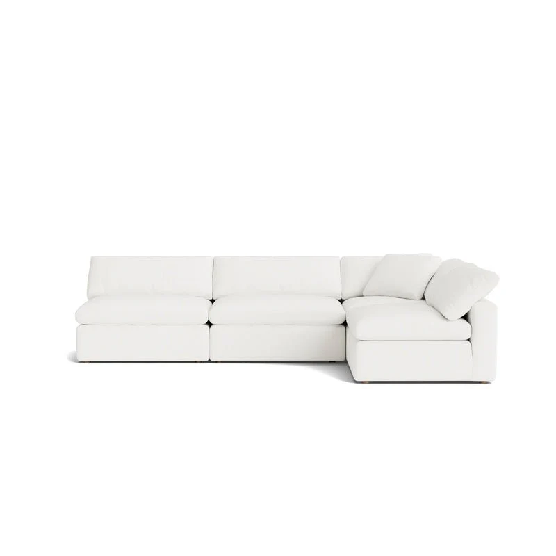 Movie Night™ 4-Piece Modular Sectional Open, Large, Brie