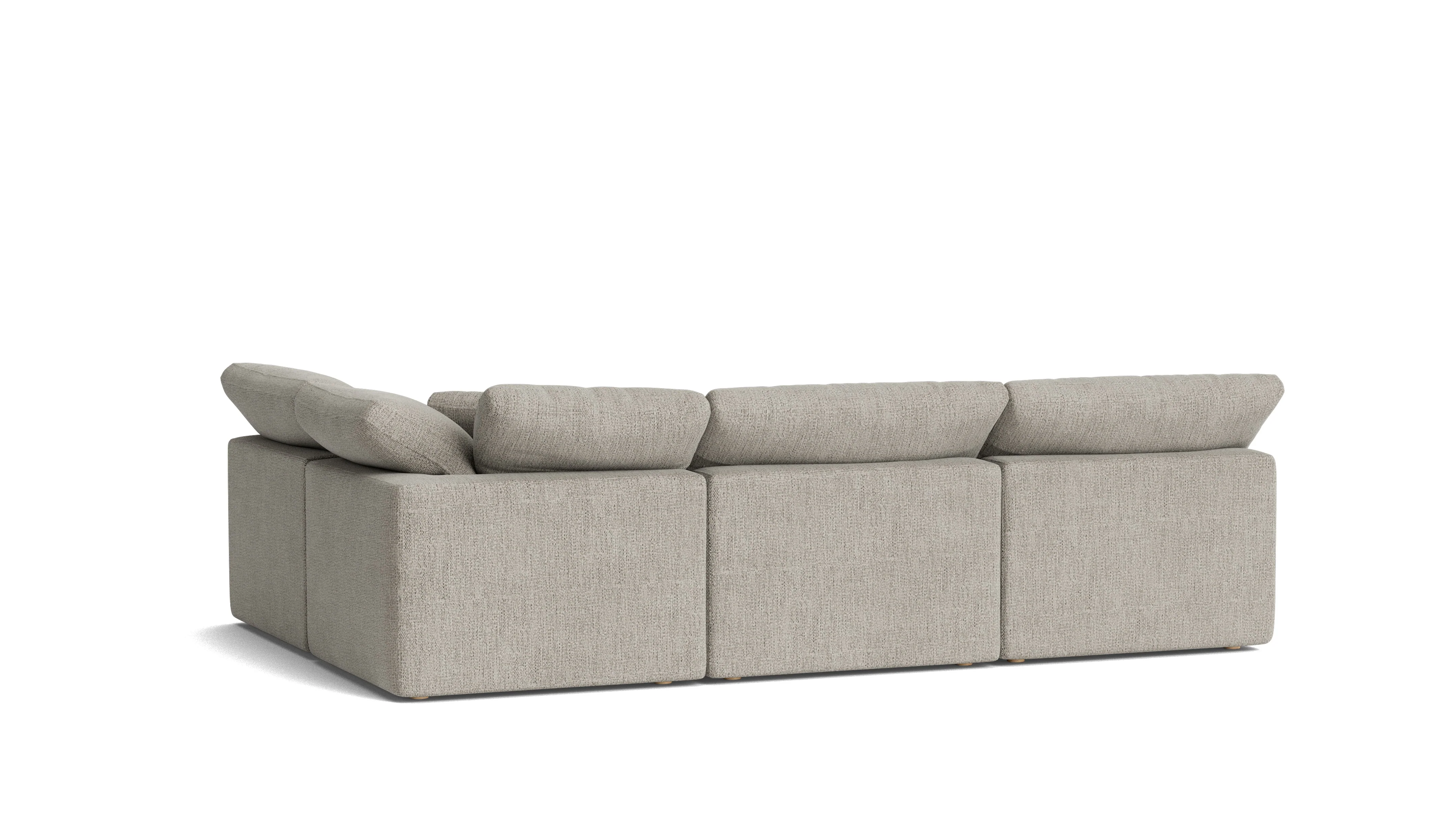 Movie Night™ 4-Piece Modular Sectional Open, Standard, Oatmeal - Image 5