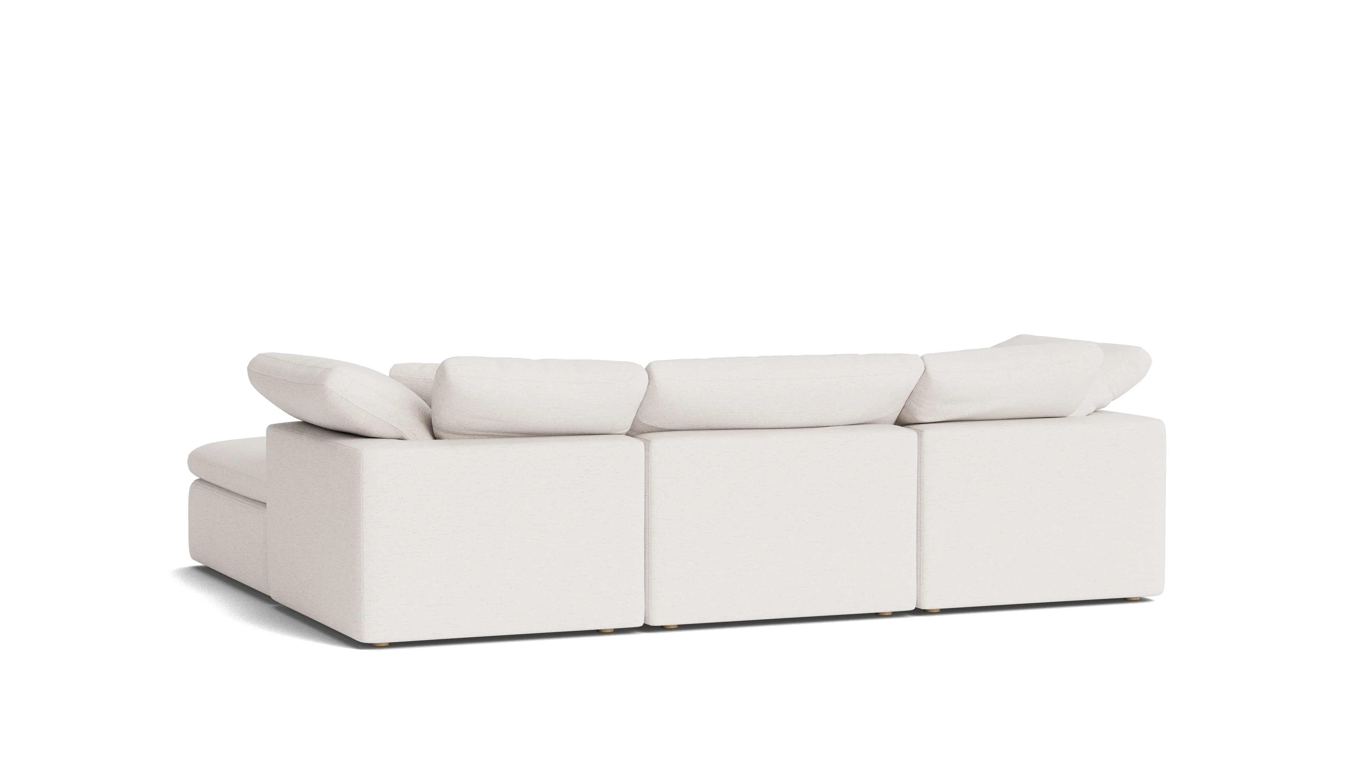 Movie Night™ 4-Piece Modular Sectional, Standard, Nomad Snow - Image 5