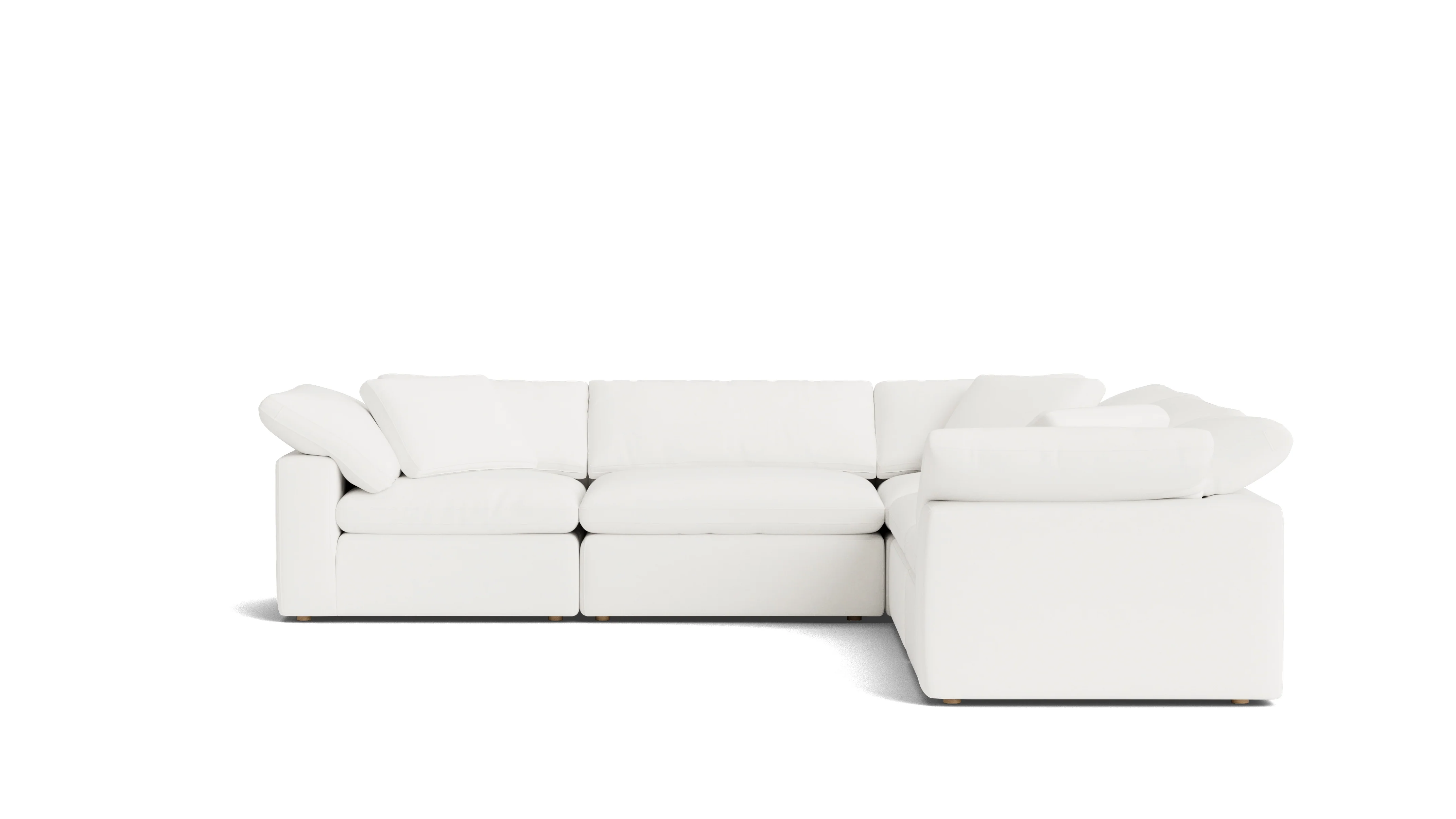 Movie Night™ 5-Piece Modular Sectional Closed, Large, Brie - Image 2