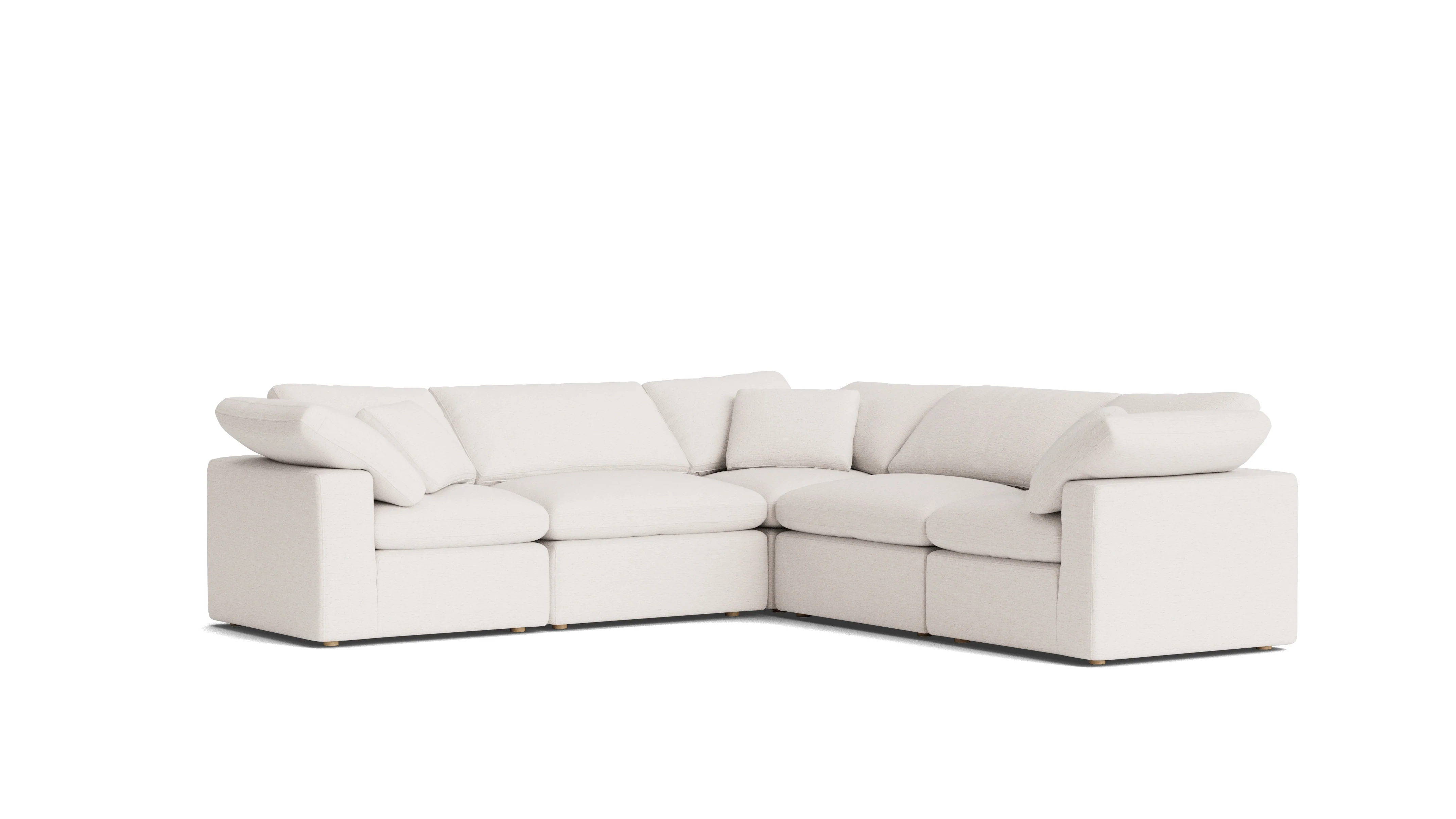 Movie Night™ 5-Piece Modular Sectional Closed, Standard, Nomad Snow - Image 3