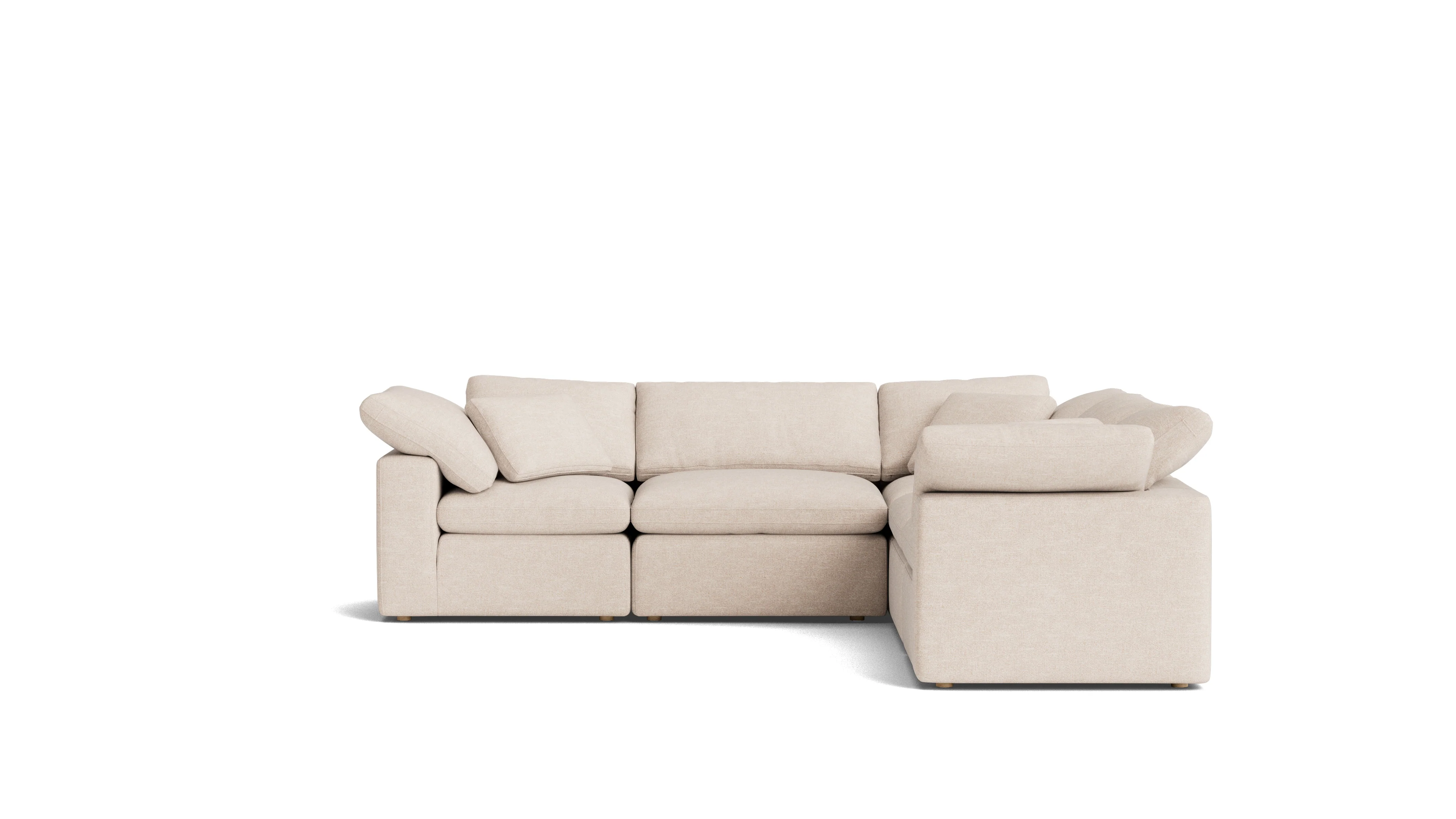 Movie Night™ 5-Piece Modular Sectional Closed, Standard, Sunbeam - Image 2