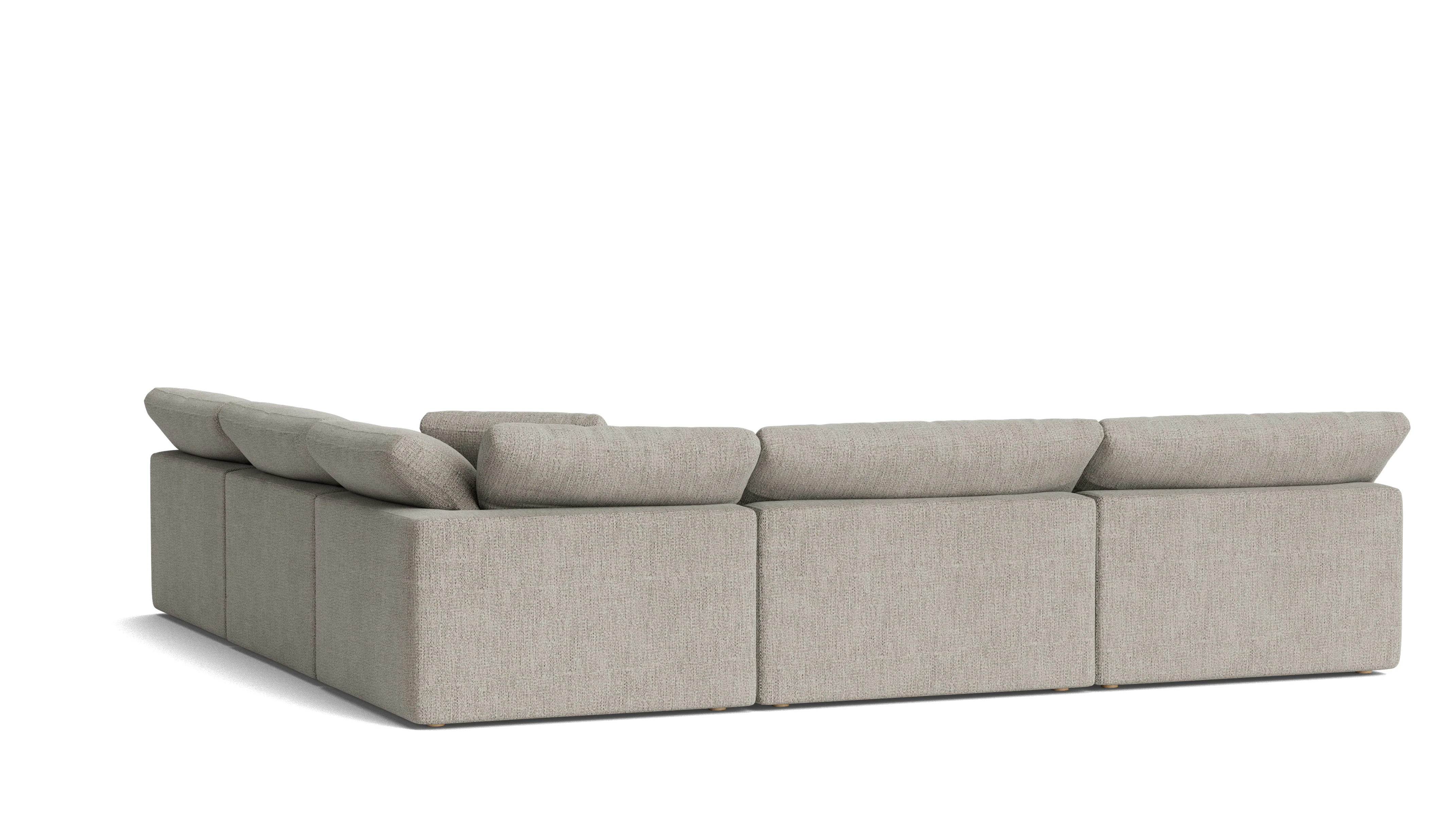Movie Night™ 5-Piece Modular Sectional Open, Large, Oatmeal - Image 5