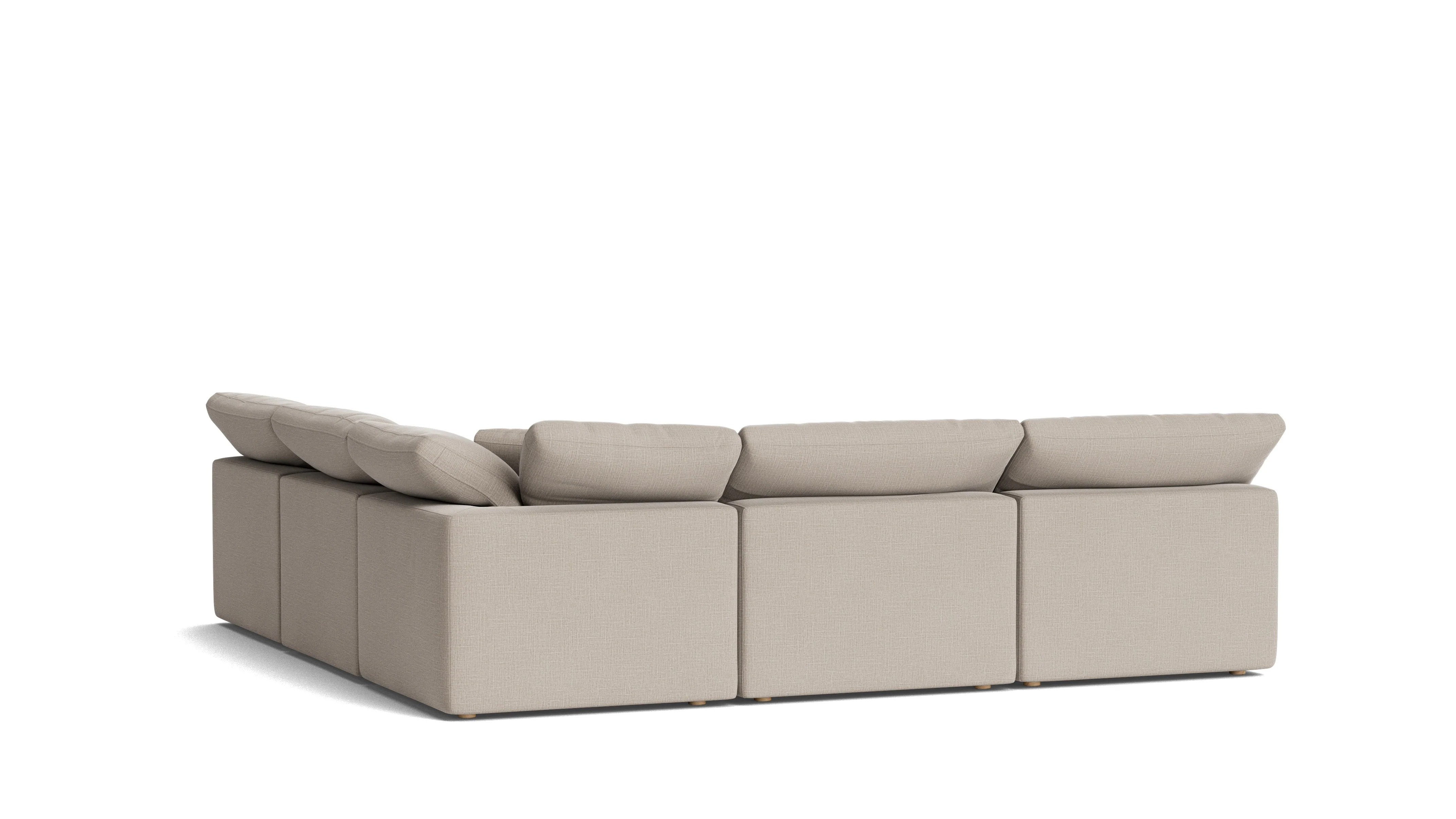 Movie Night™ 5-Piece Modular Sectional Open, Standard, Light Pebble - Image 5