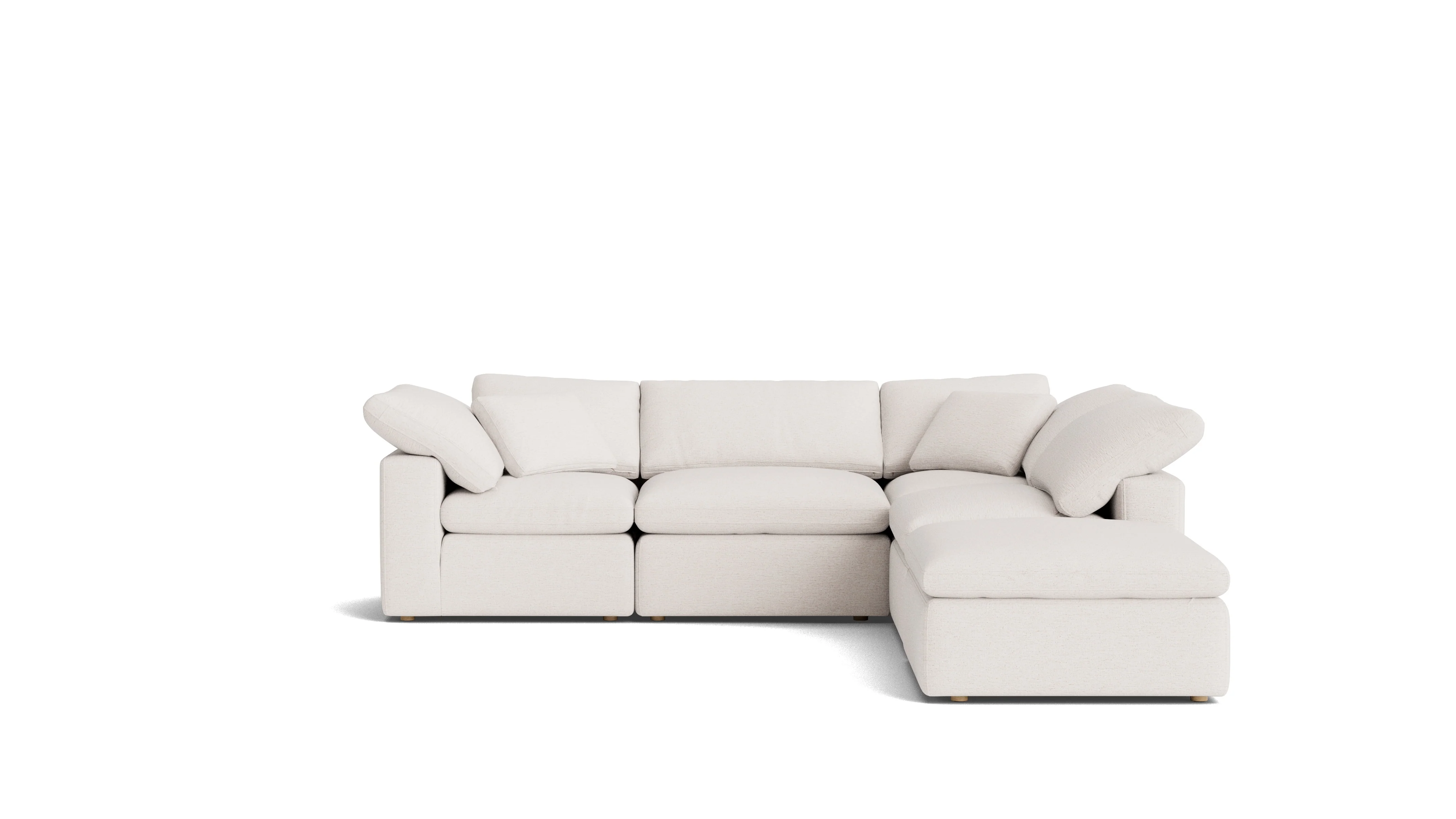 Movie Night™ 5-Piece Modular Sectional, Standard, Nomad Snow - Image 2