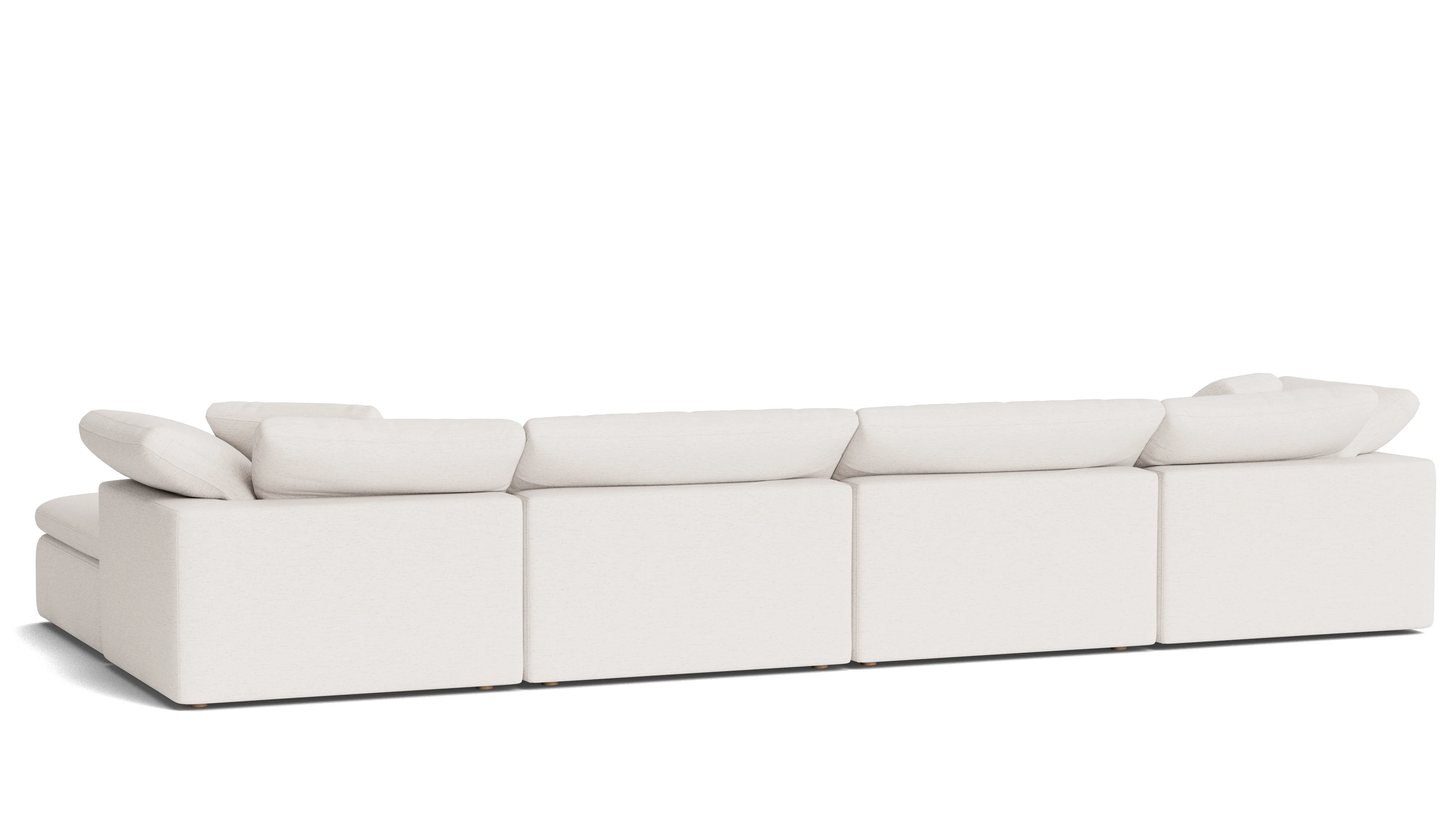 Movie Night™ 6-Piece Modular U-Shaped Sectional, Large, Nomad Snow - Image 5