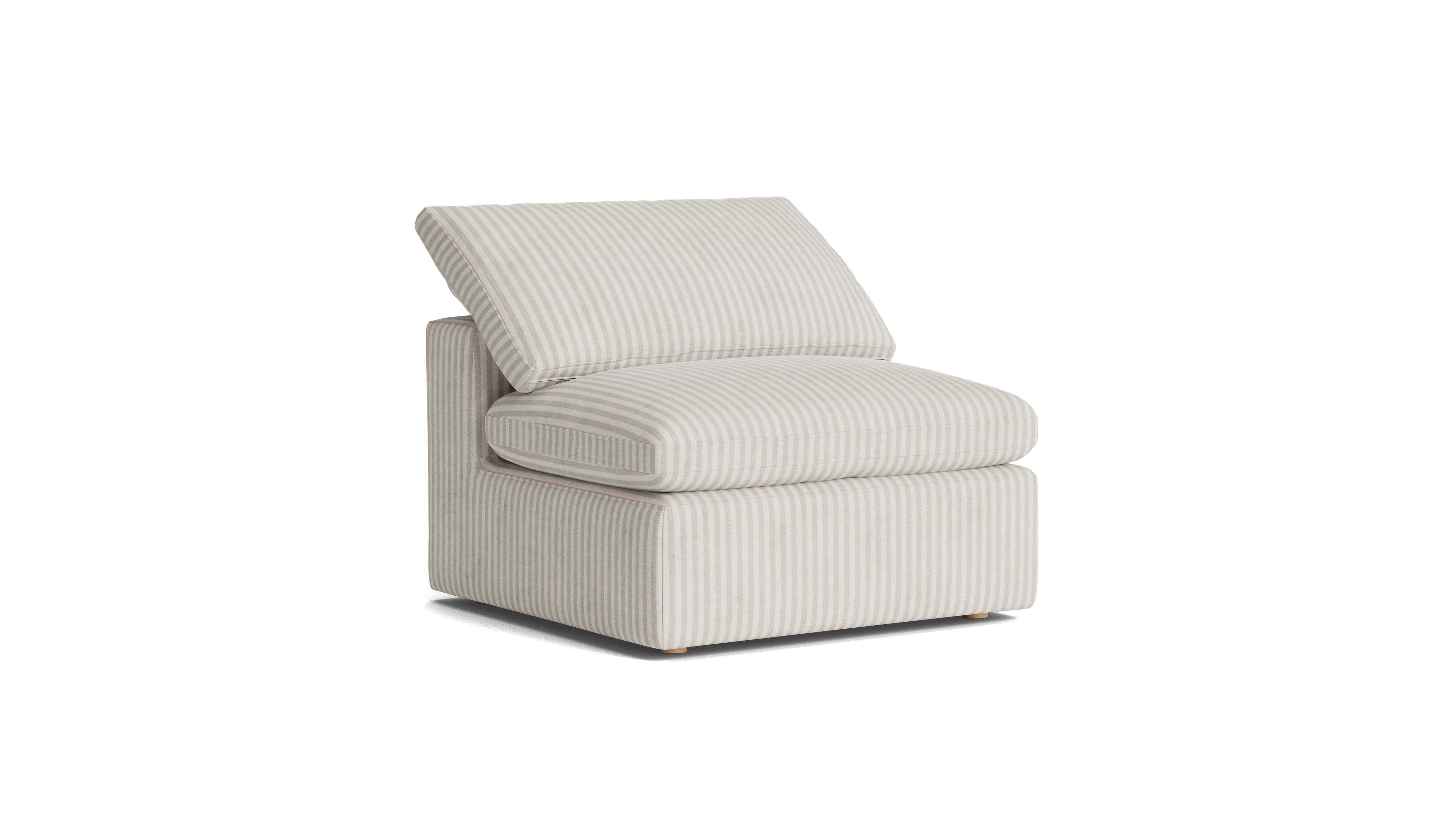 Movie Night™ Armless Chair, Large, Newport Stripe - Image 3