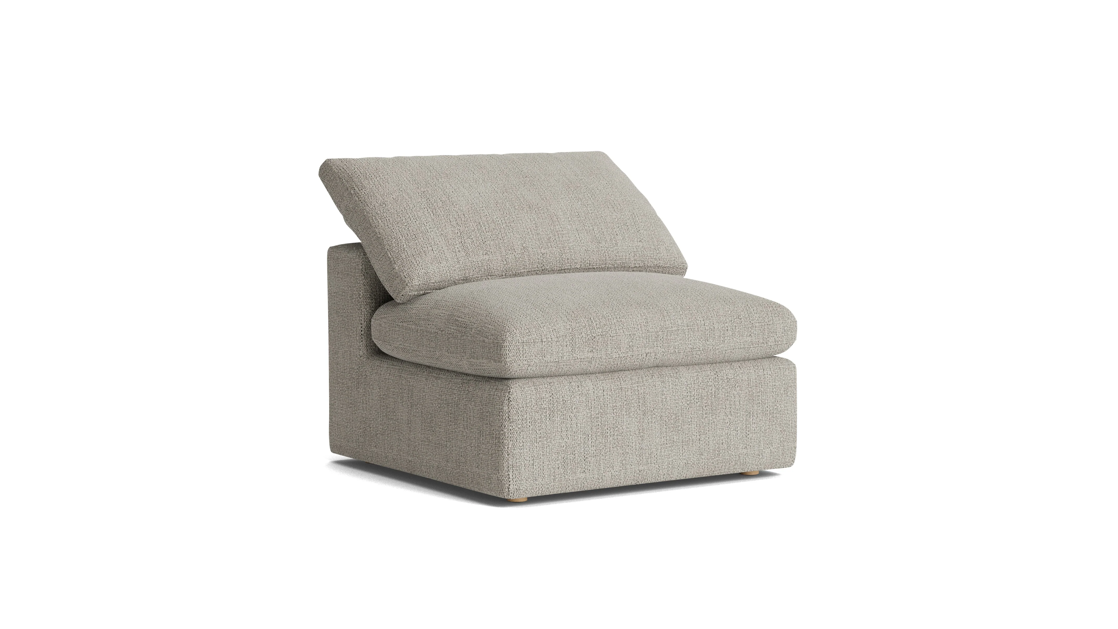 Movie Night™ Armless Chair, Large, Oatmeal - Image 3