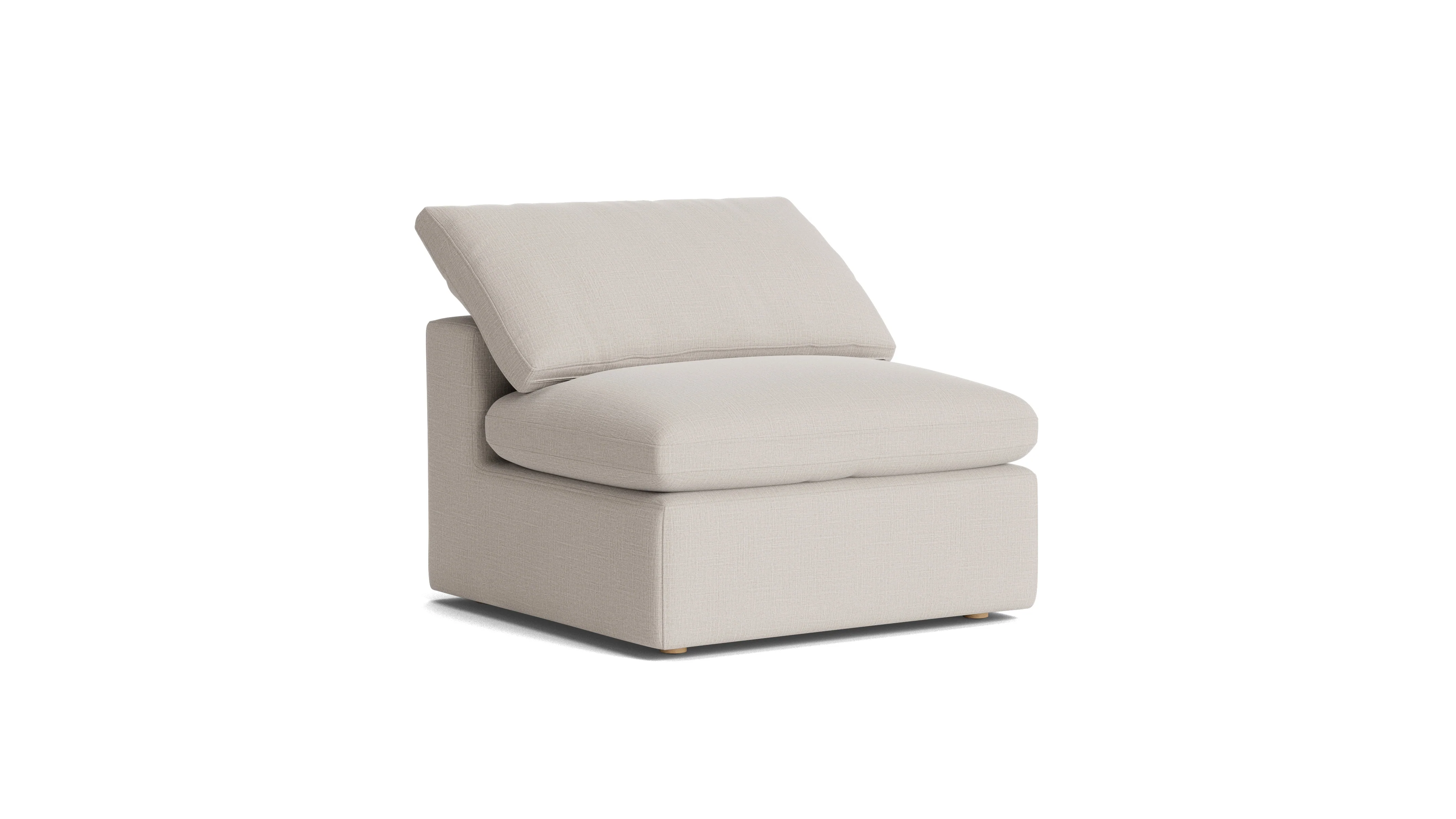 Movie Night™ Armless Chair, Large, Clay - Image 3