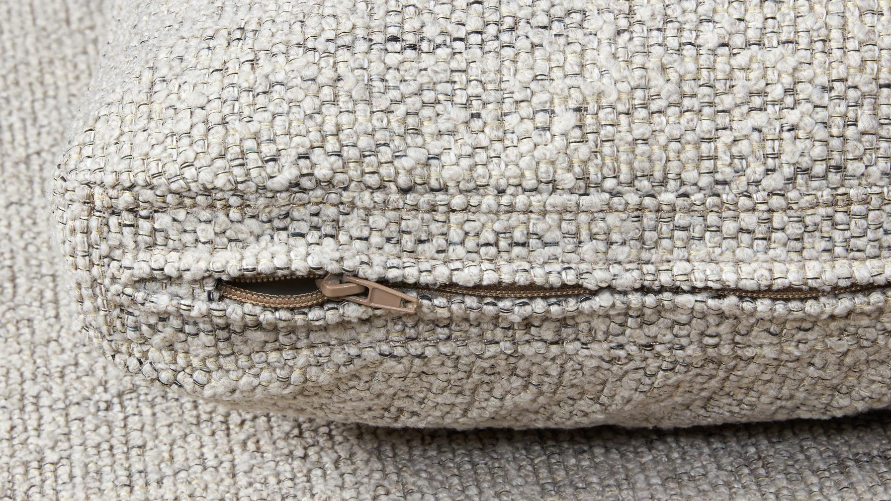 Slipcover - Movie Night™ Armless Chair, Large, Oatmeal - Image 2