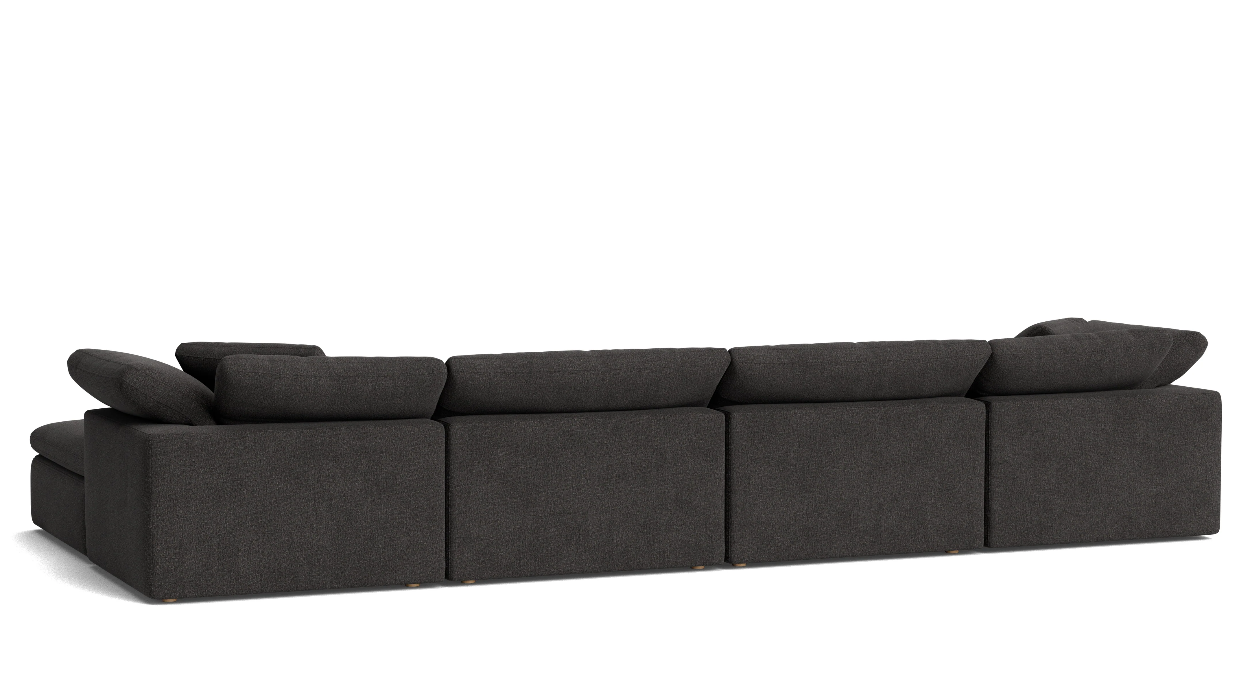 Movie Night™ 6-Piece Modular U-Shaped Sectional, Large, Dark Shadow - Image 5