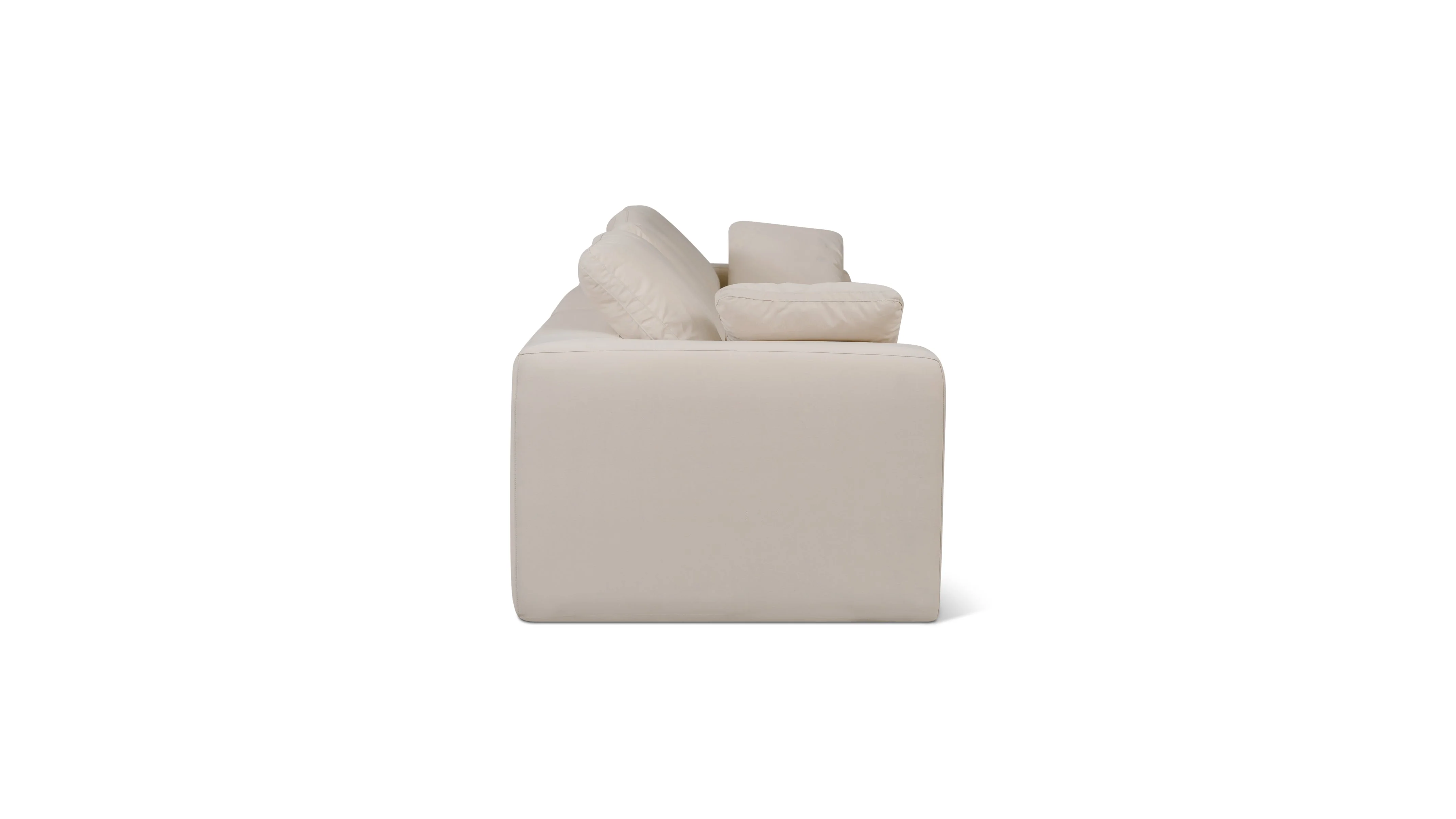 Movie Night™ Outdoor 3-Piece Modular Sofa, Standard, Ivory - Image 4