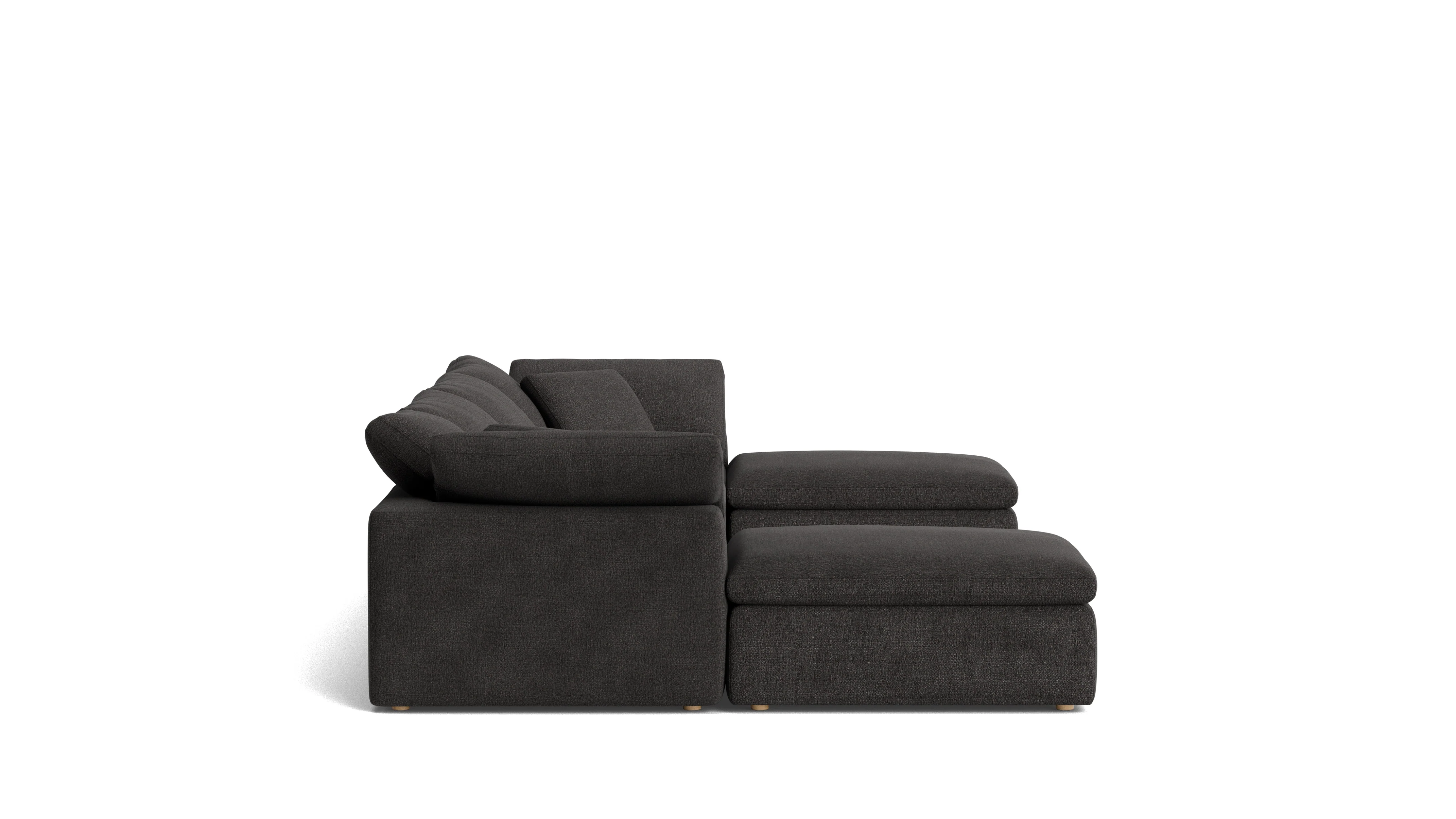 Movie Night™ 6-Piece Modular U-Shaped Sectional, Standard, Dark Shadow - Image 4