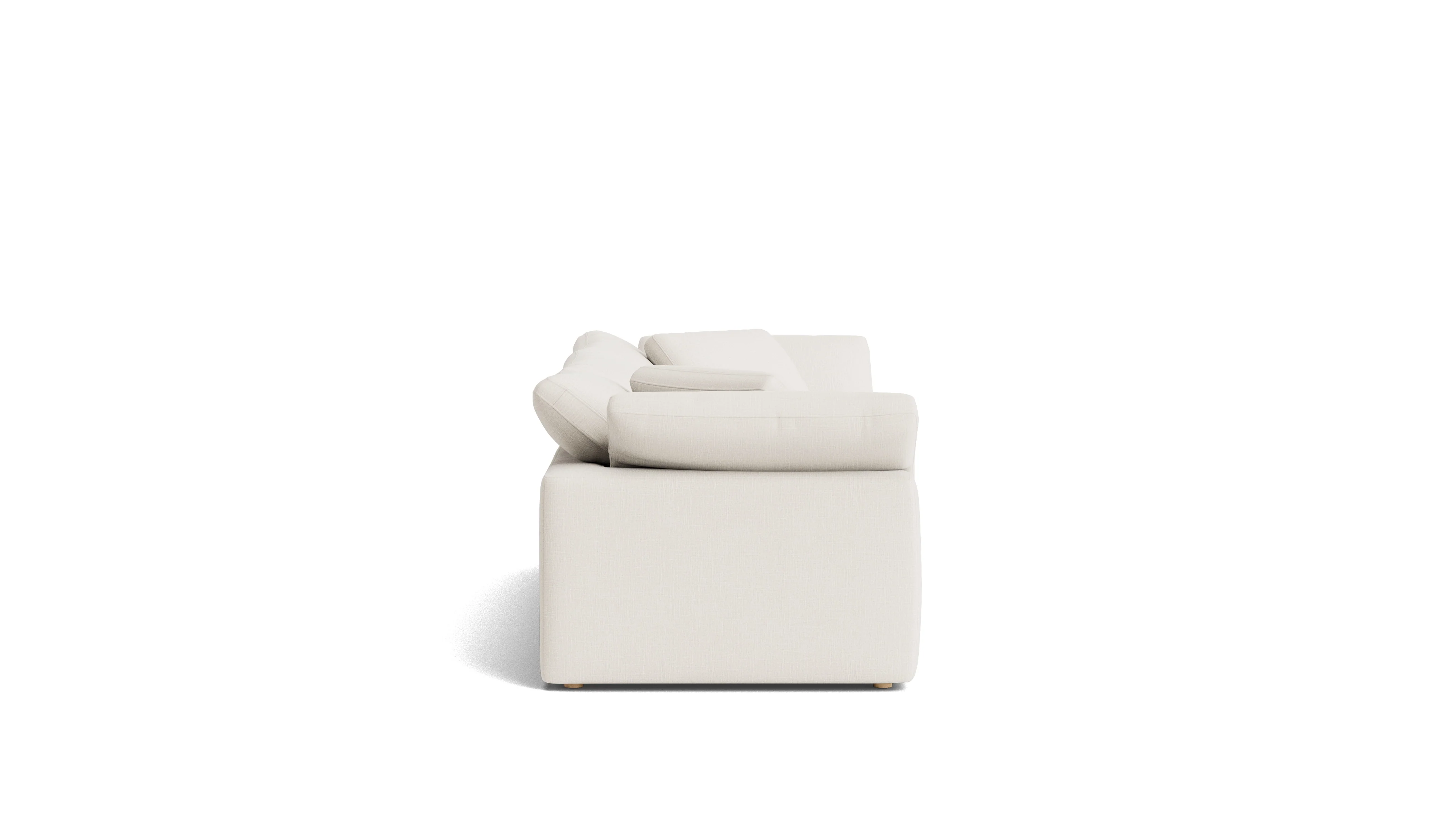 Movie Night™ 3-Piece Modular Sofa, Large, Cream Linen - Image 4