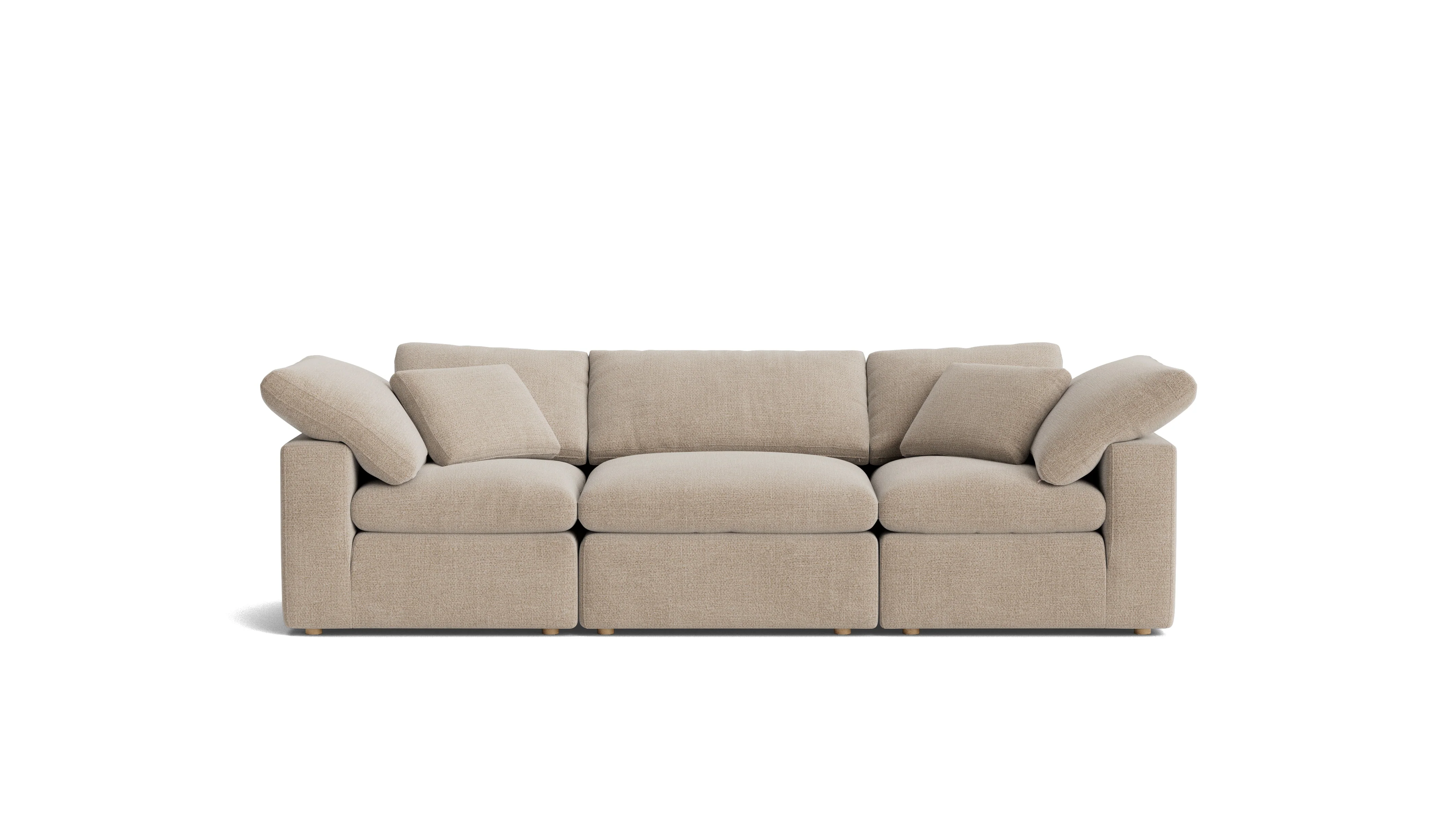 Movie Night™ 3-Piece Modular Sofa, Standard, Champagne - Image 2