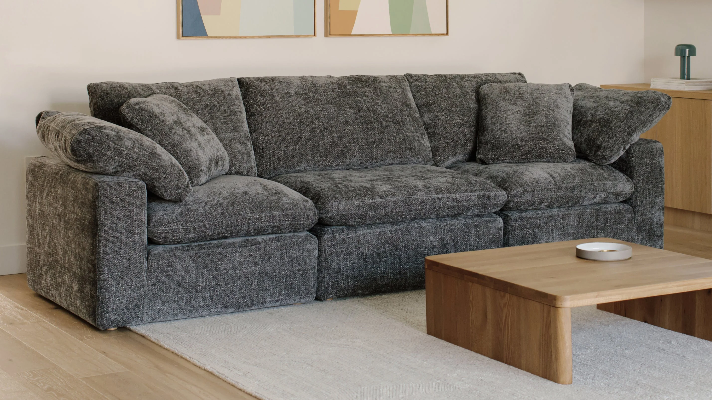 Movie Night™ 3-Piece Modular Sofa, Standard, Truffle - Image 6