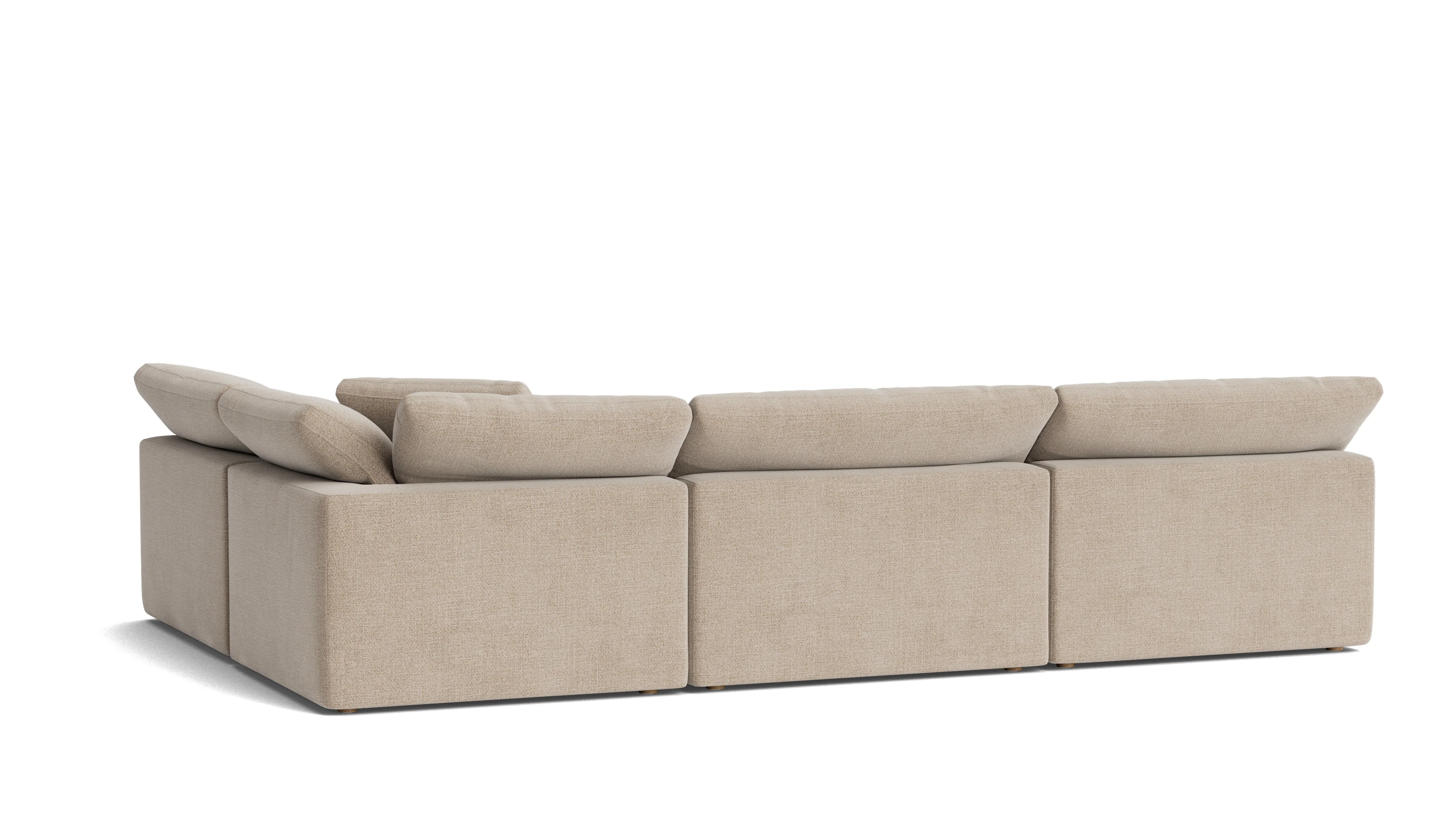Movie Night™ 4-Piece Modular Sectional Open, Large, Champagne - Image 5