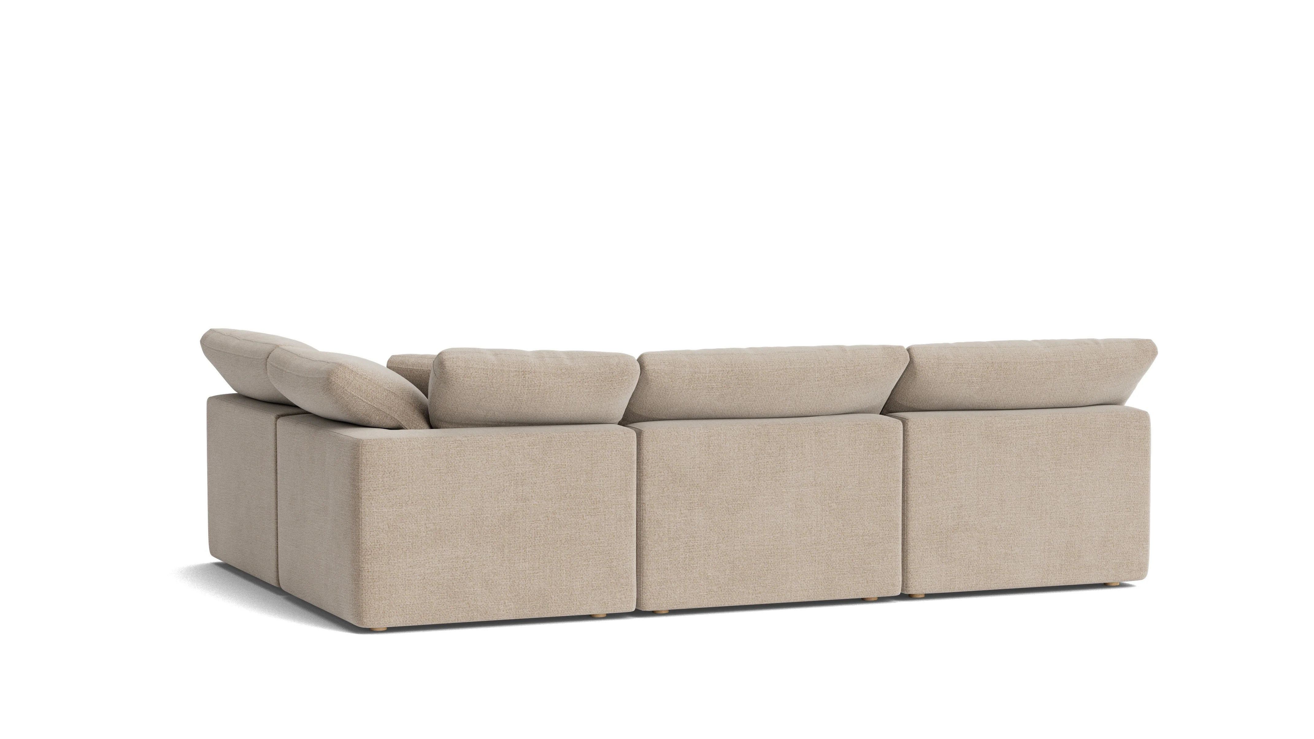 Movie Night™ 4-Piece Modular Sectional Open, Standard, Champagne - Image 5