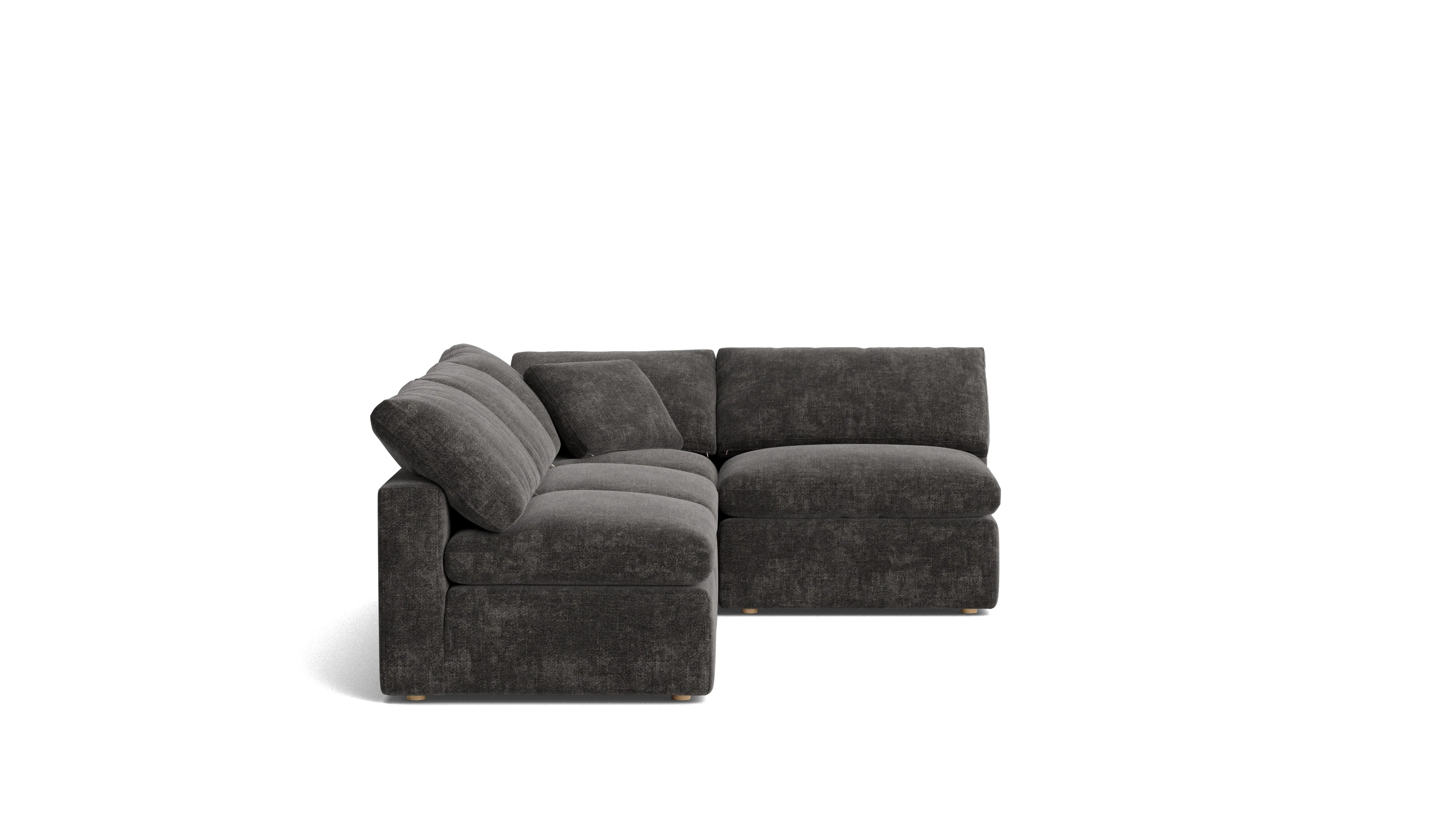 Movie Night™ 4-Piece Modular Sectional Open, Standard, Truffle - Image 4
