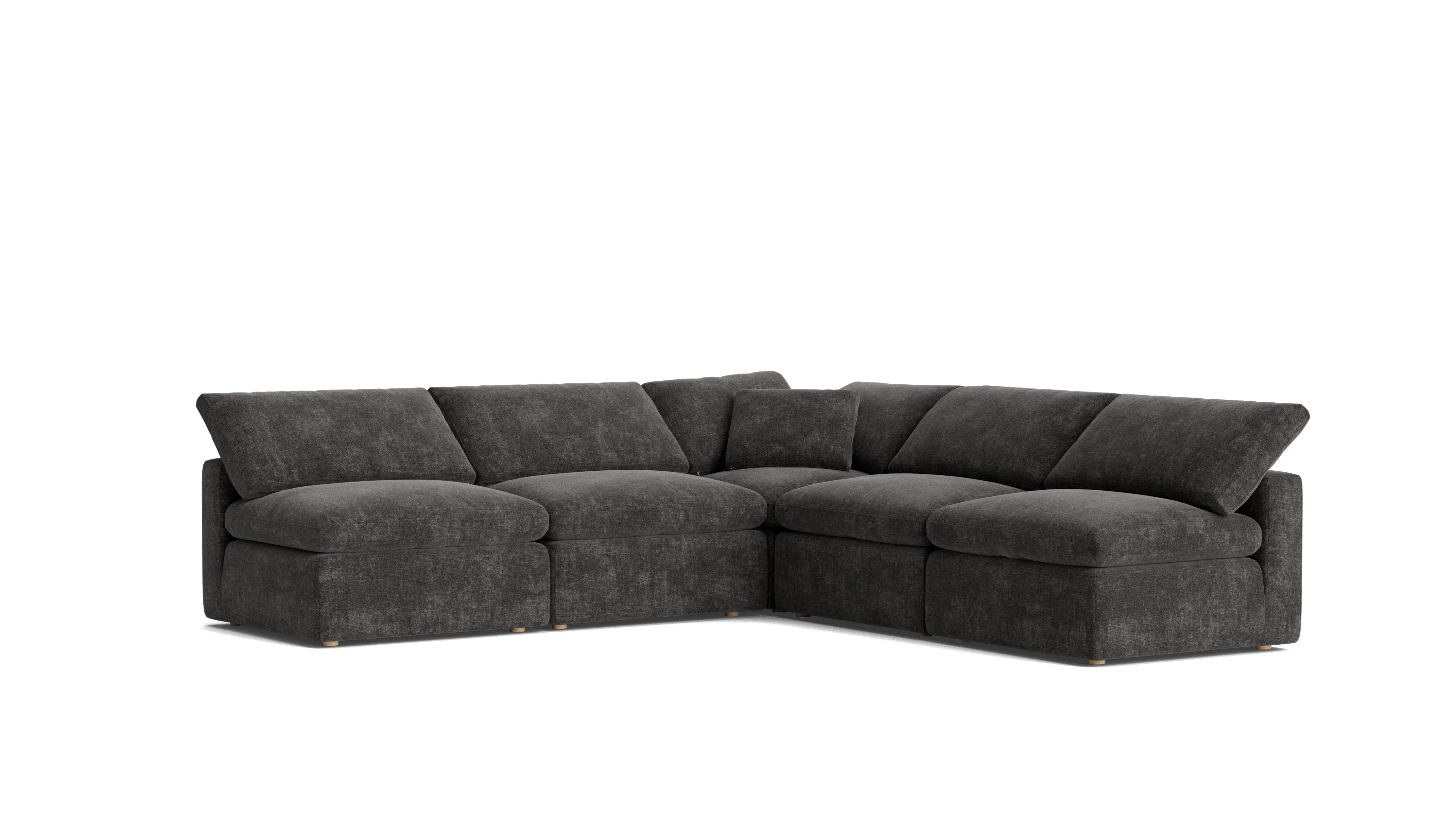 Movie Night™ 5-Piece Modular Sectional Open, Standard, Truffle - Image 3