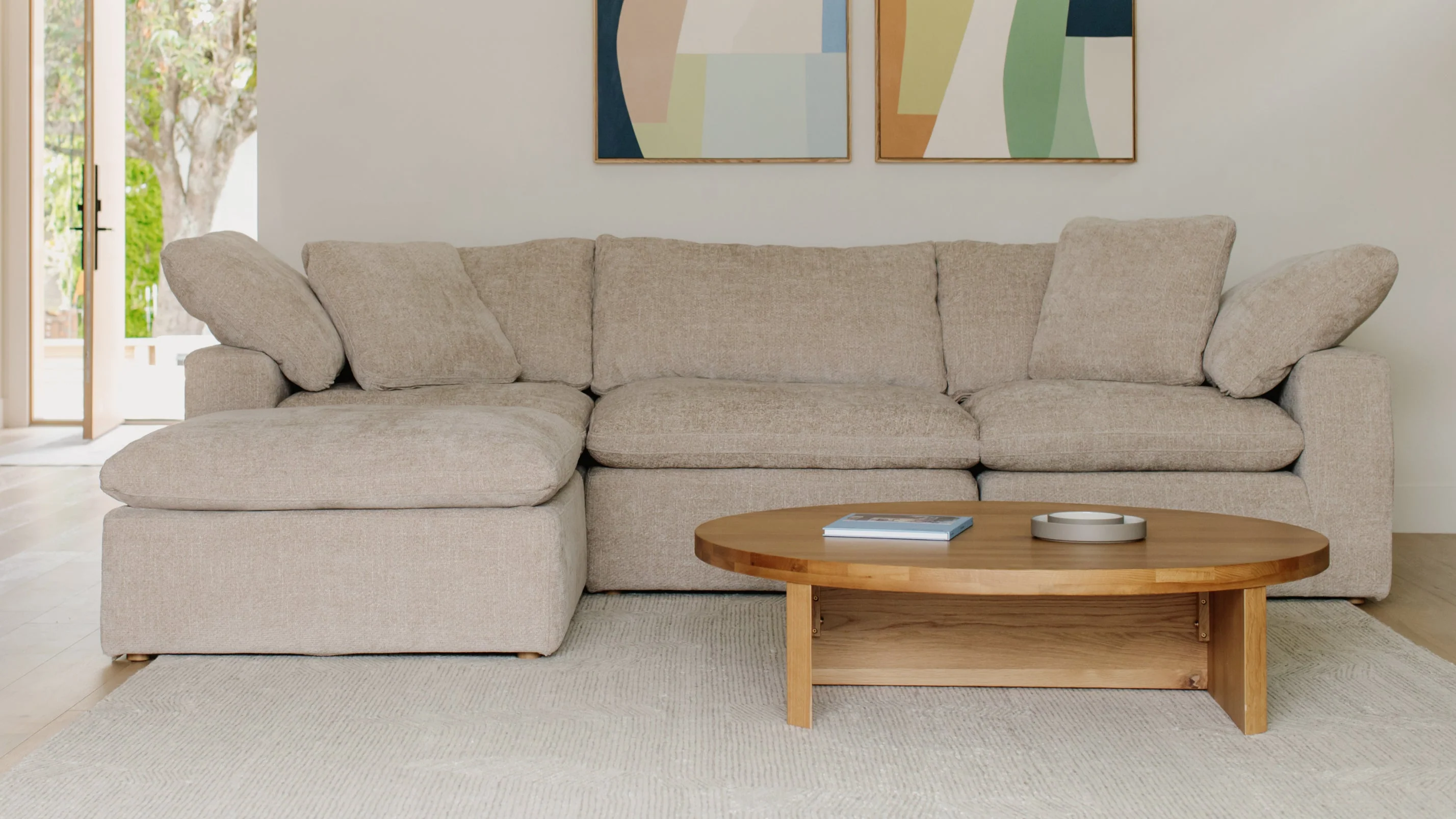 Movie Night™ Corner Chair, Large, Champagne (Left Or Right) - Image 6
