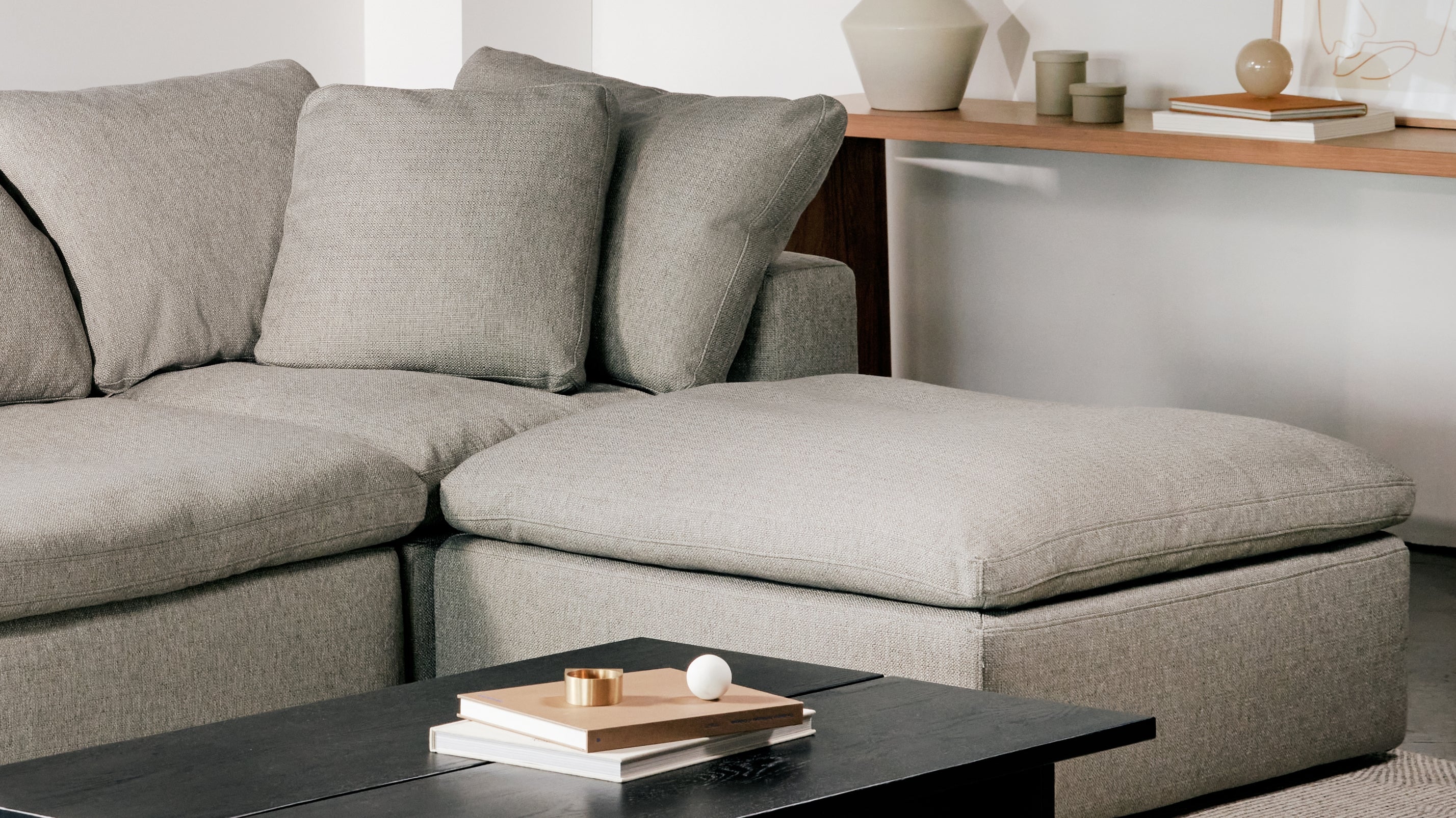 Movie Night™ 3-Piece Modular Sectional, Large, Dark Shadow - Image 6