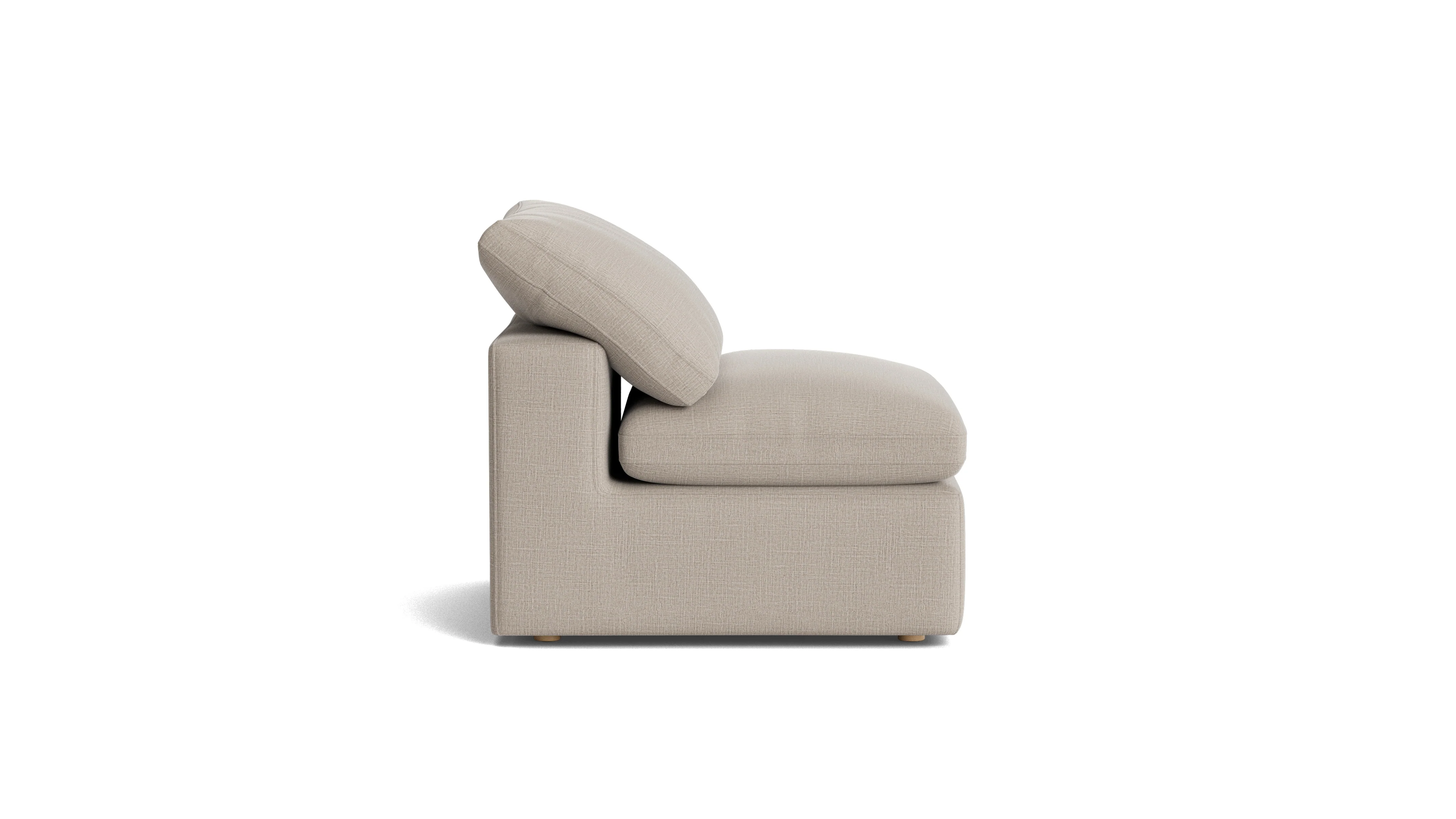 Movie Night™ Armless Chair, Large, Light Pebble - Image 4