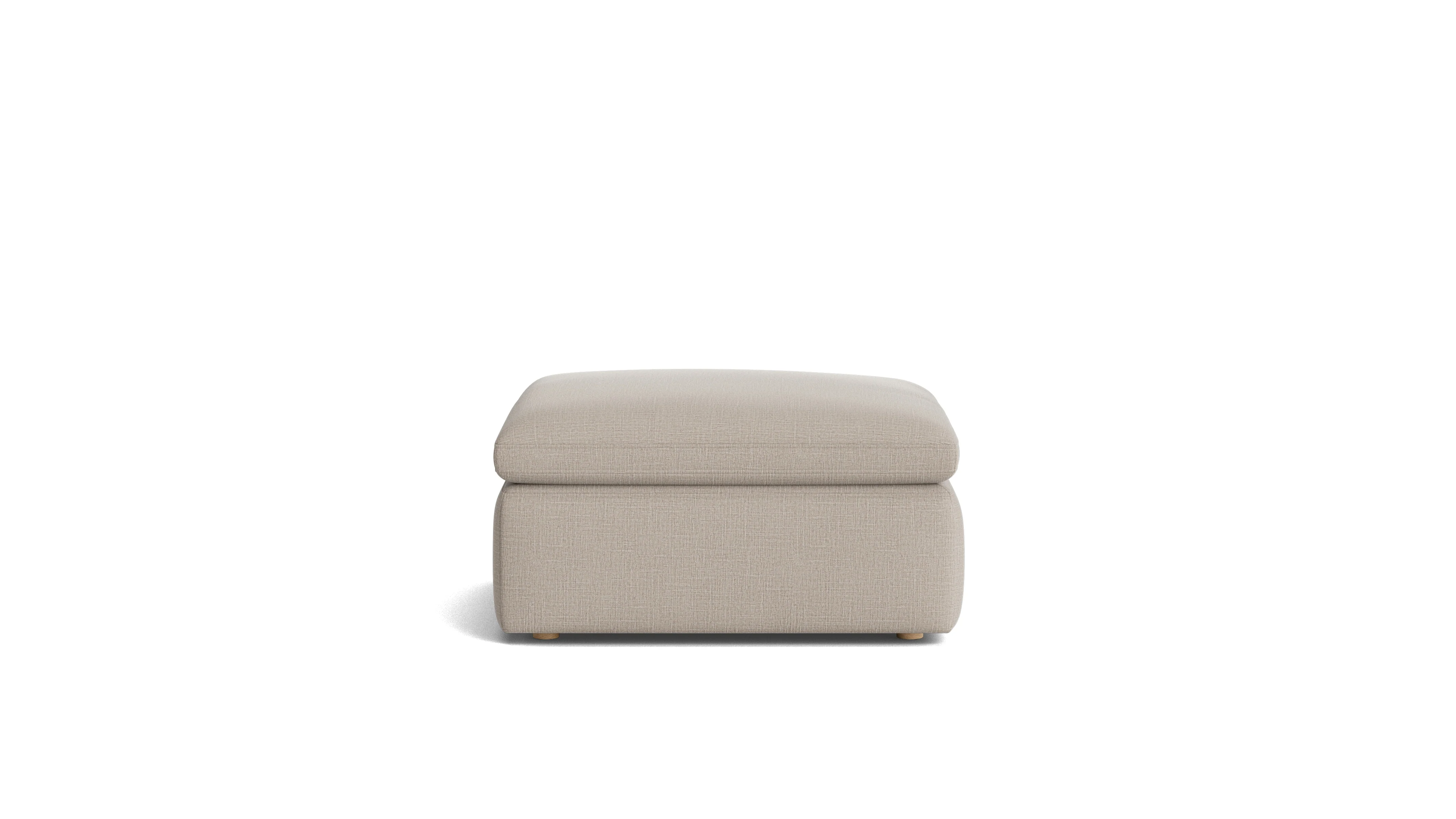 Movie Night™ Ottoman, Large, Light Pebble - Image 4