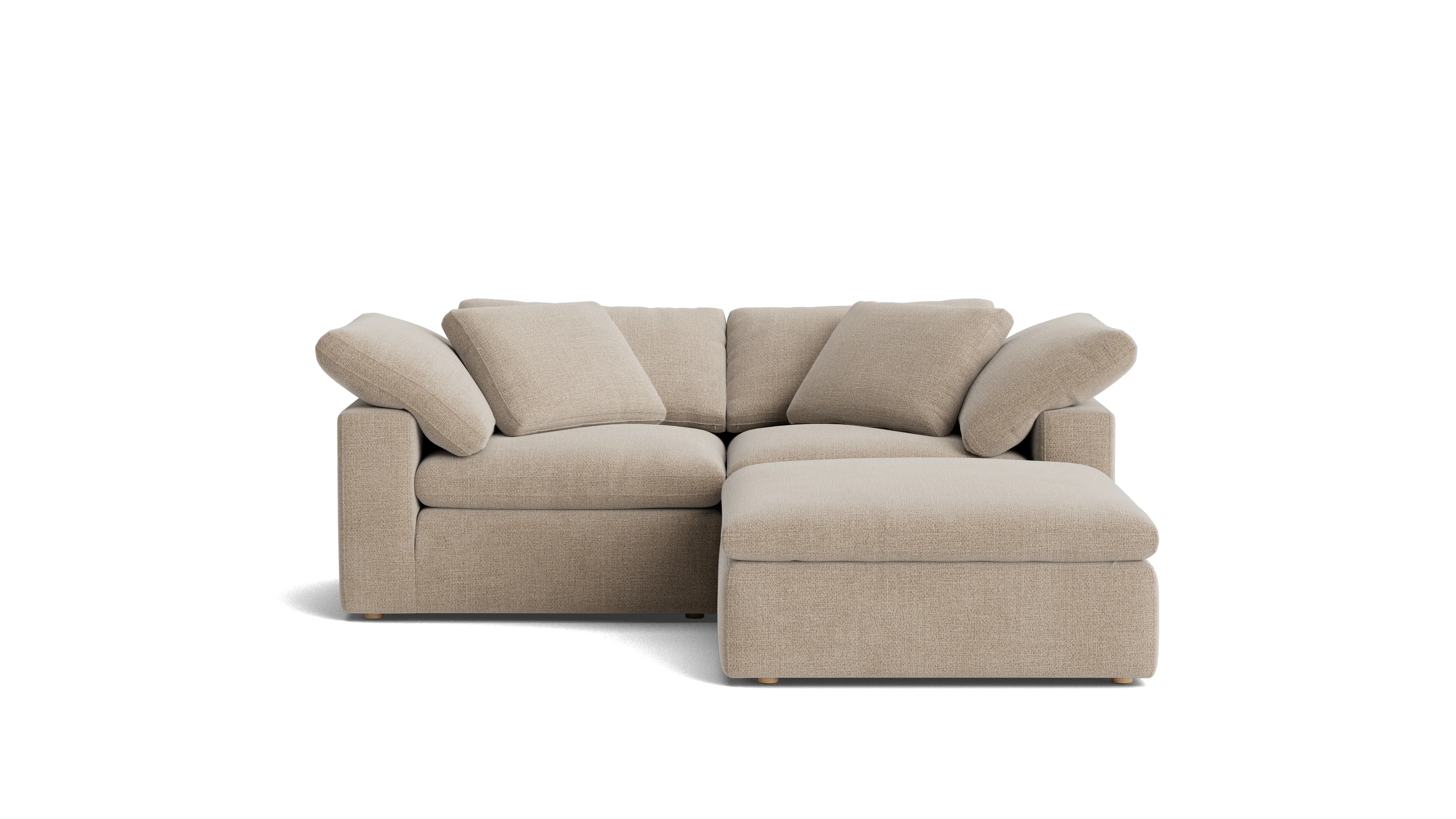 Movie Night™ 3-Piece Modular Sectional, Large, Champagne - Image 2