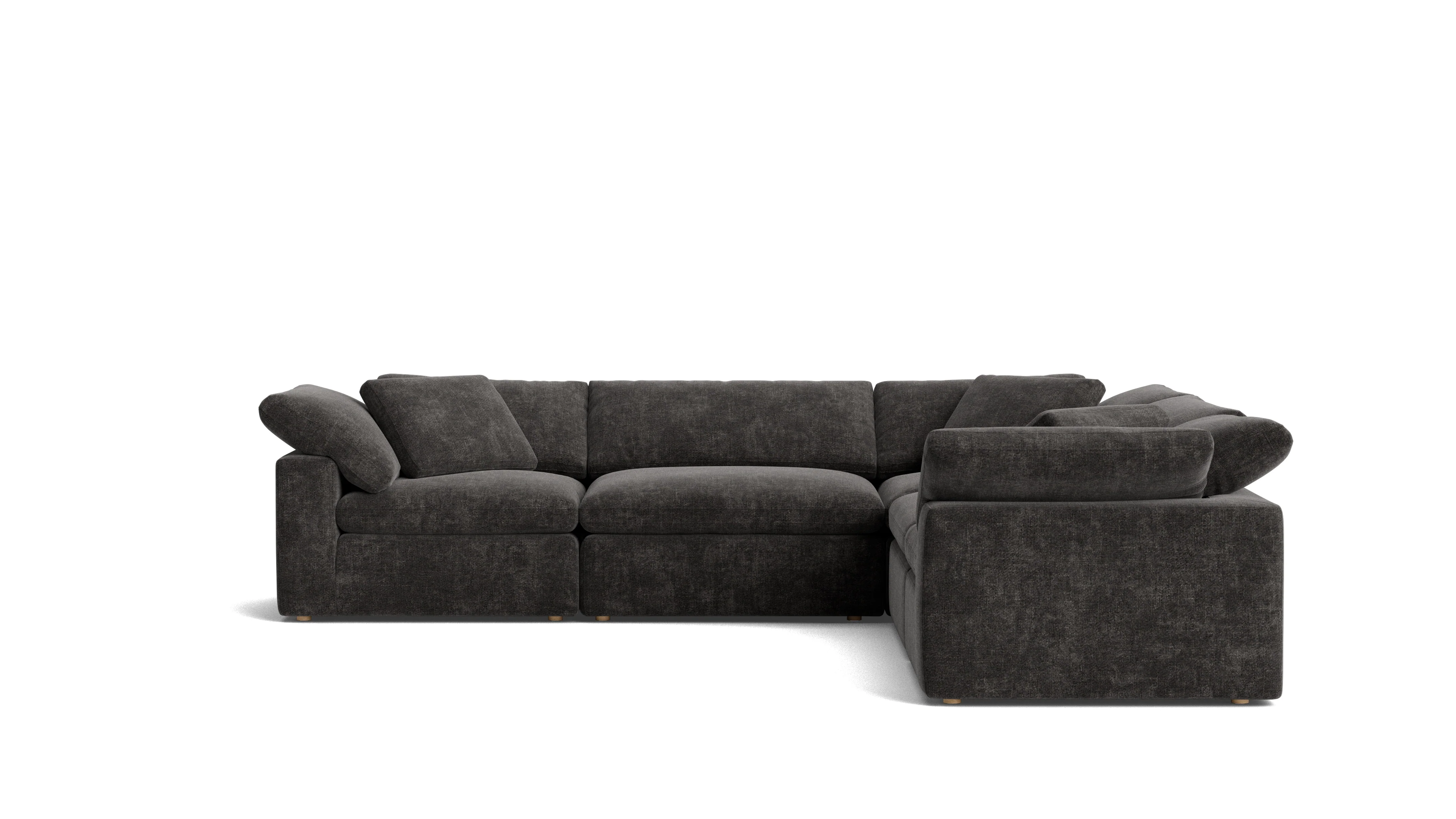 Movie Night™ 5-Piece Modular Sectional Closed, Large, Truffle - Image 2