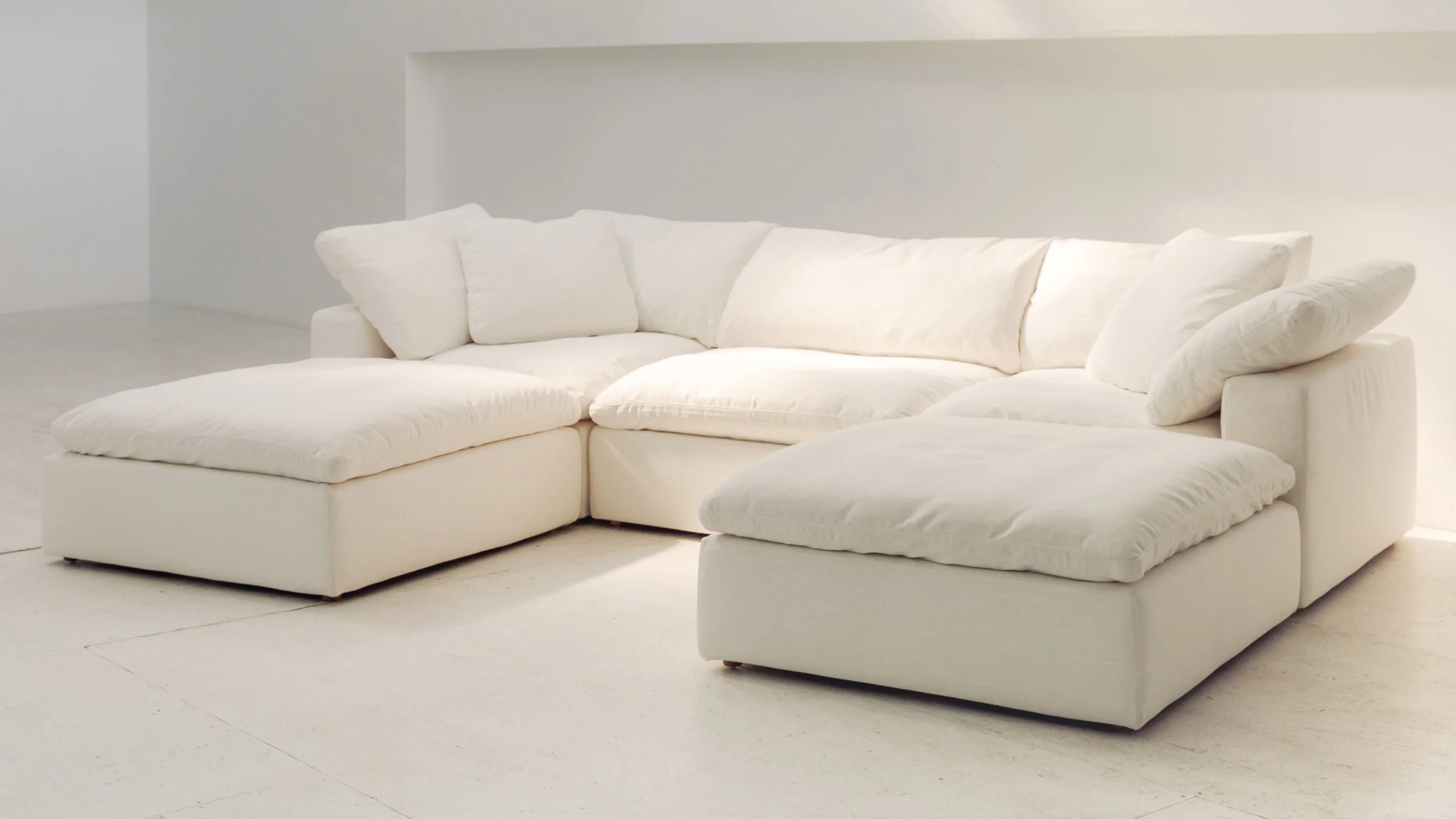 Movie Night™ 5-Piece Modular U-Shaped Sectional, Standard, Champagne - Image 7
