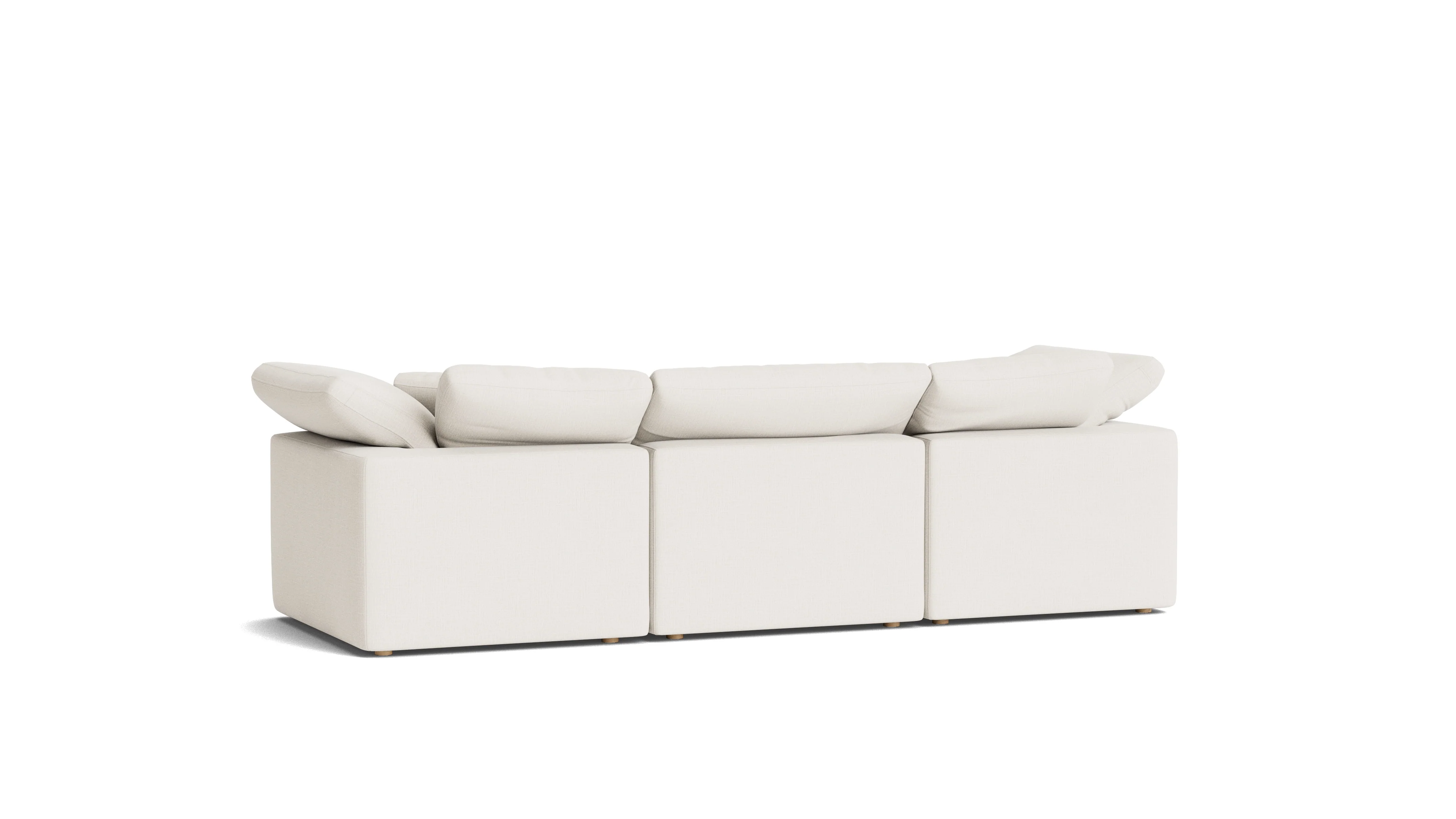 Movie Night™ 3-Piece Modular Sofa, Standard, Cream Linen - Image 5