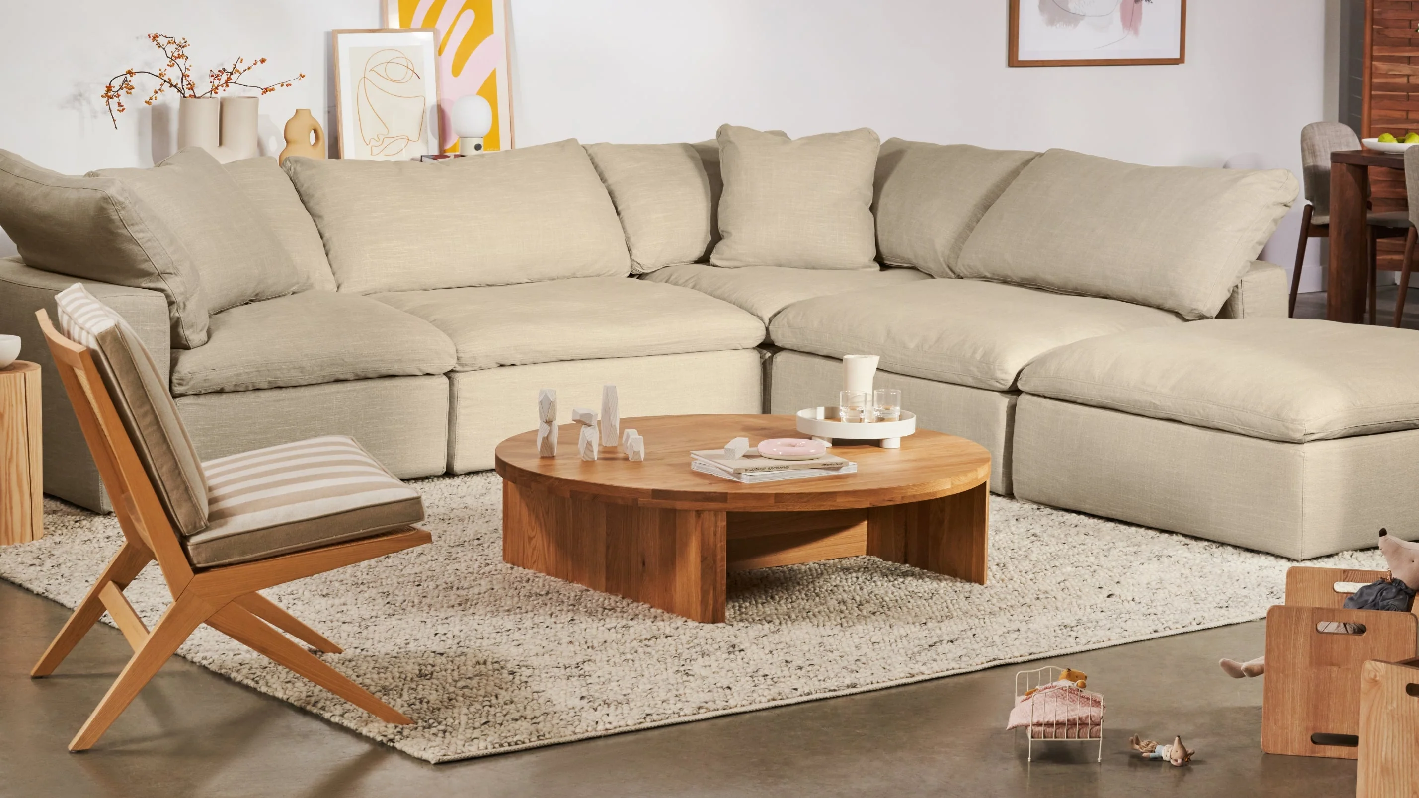 Movie Night™ 5-Piece Modular Sectional, Standard, Dark Shadow - Image 6