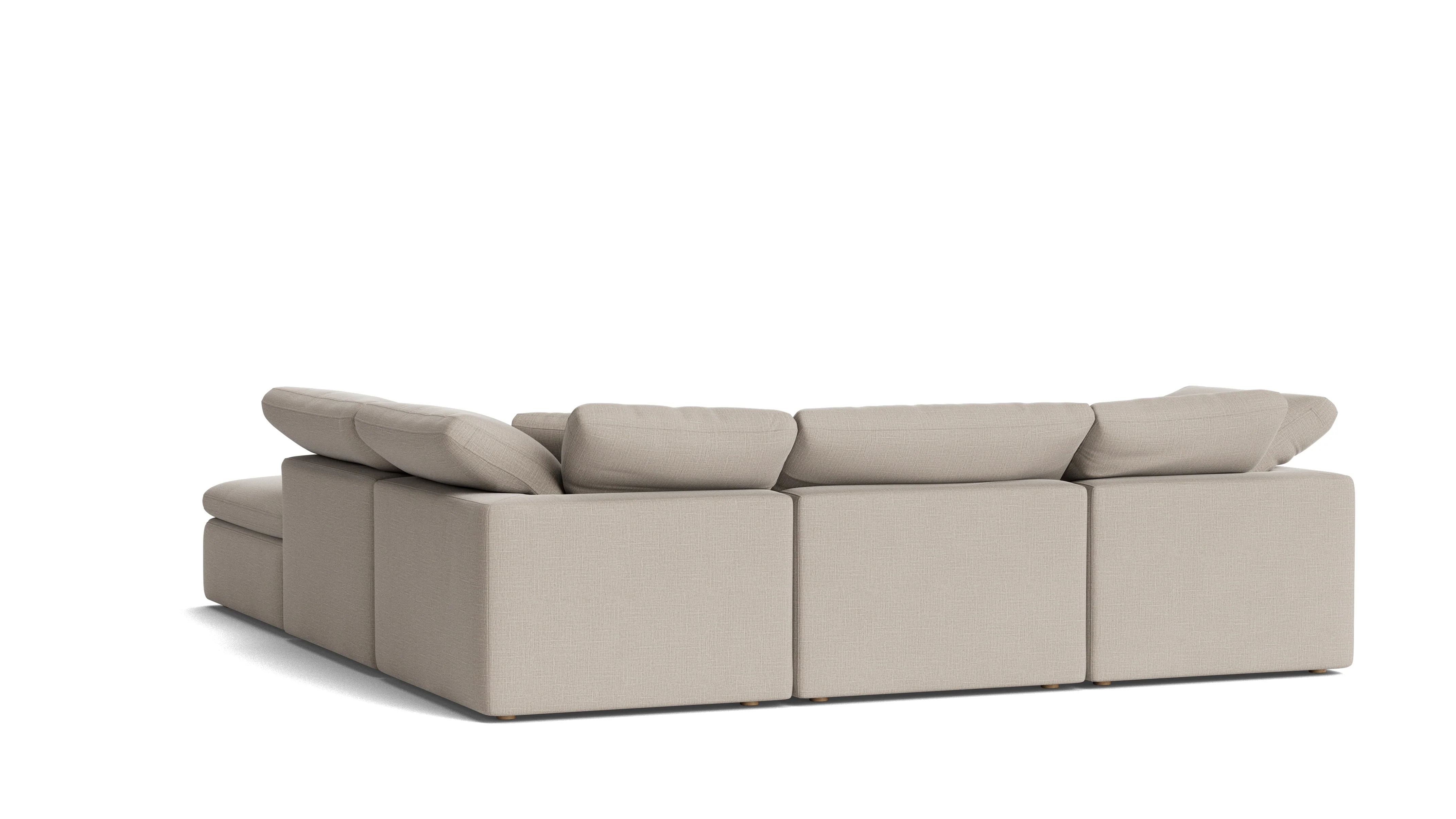 Movie Night™ 5-Piece Modular Sectional, Standard, Light Pebble - Image 5
