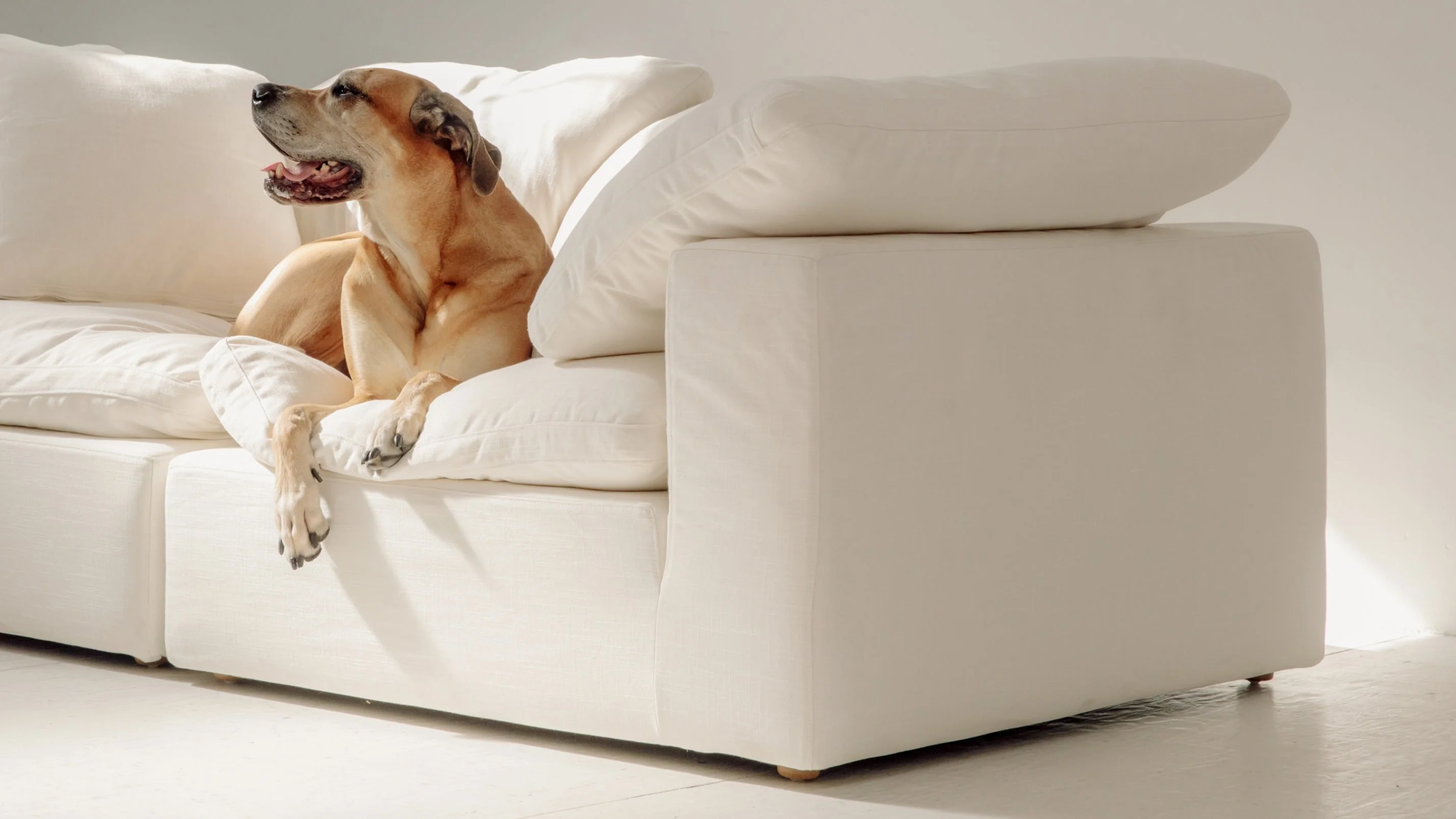 Movie Night™ Corner Chair, Standard, Cream Linen (Left Or Right) - Image 6