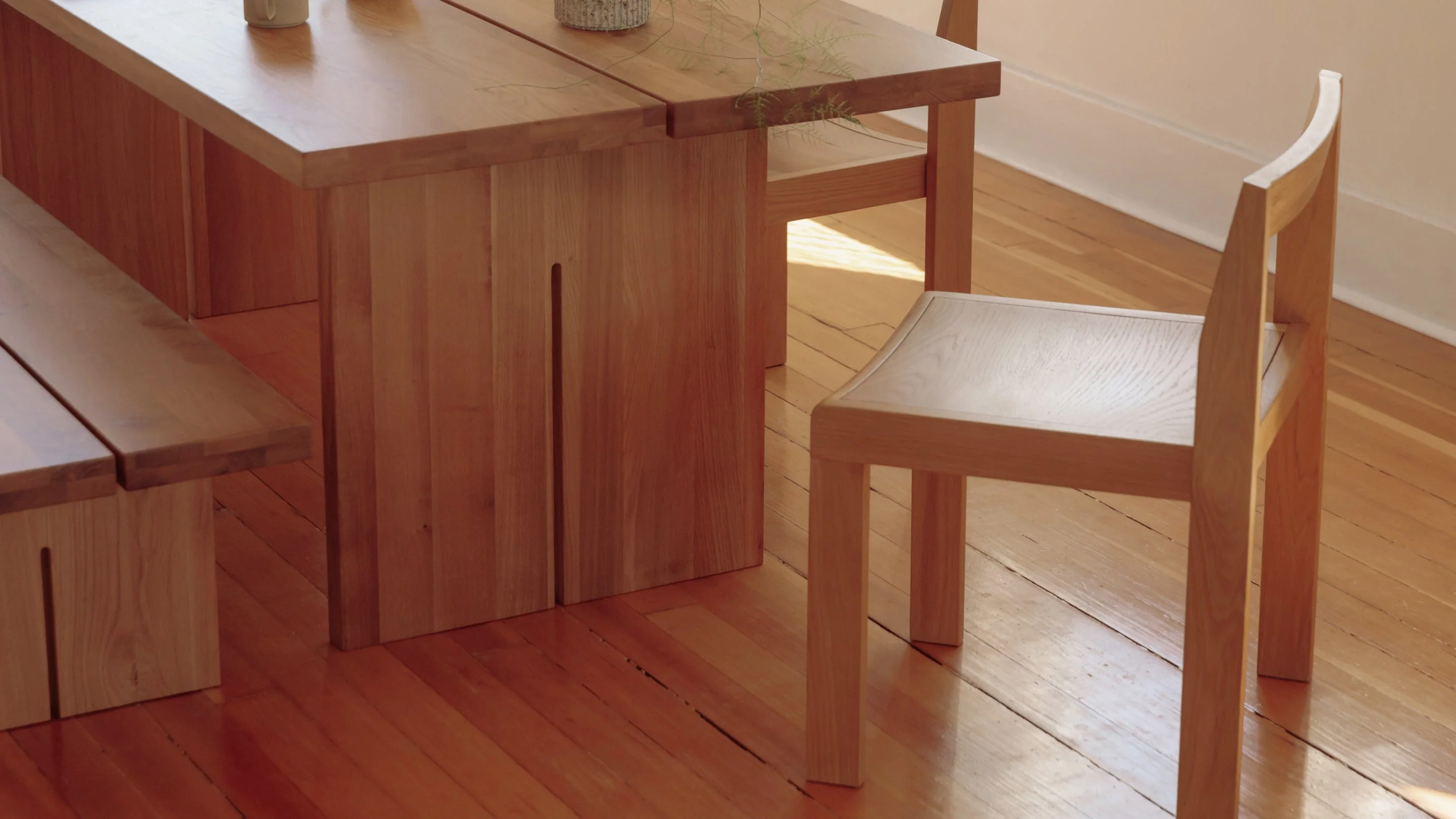 Plane Dining Chair (Set of Two), Oak - Image 10