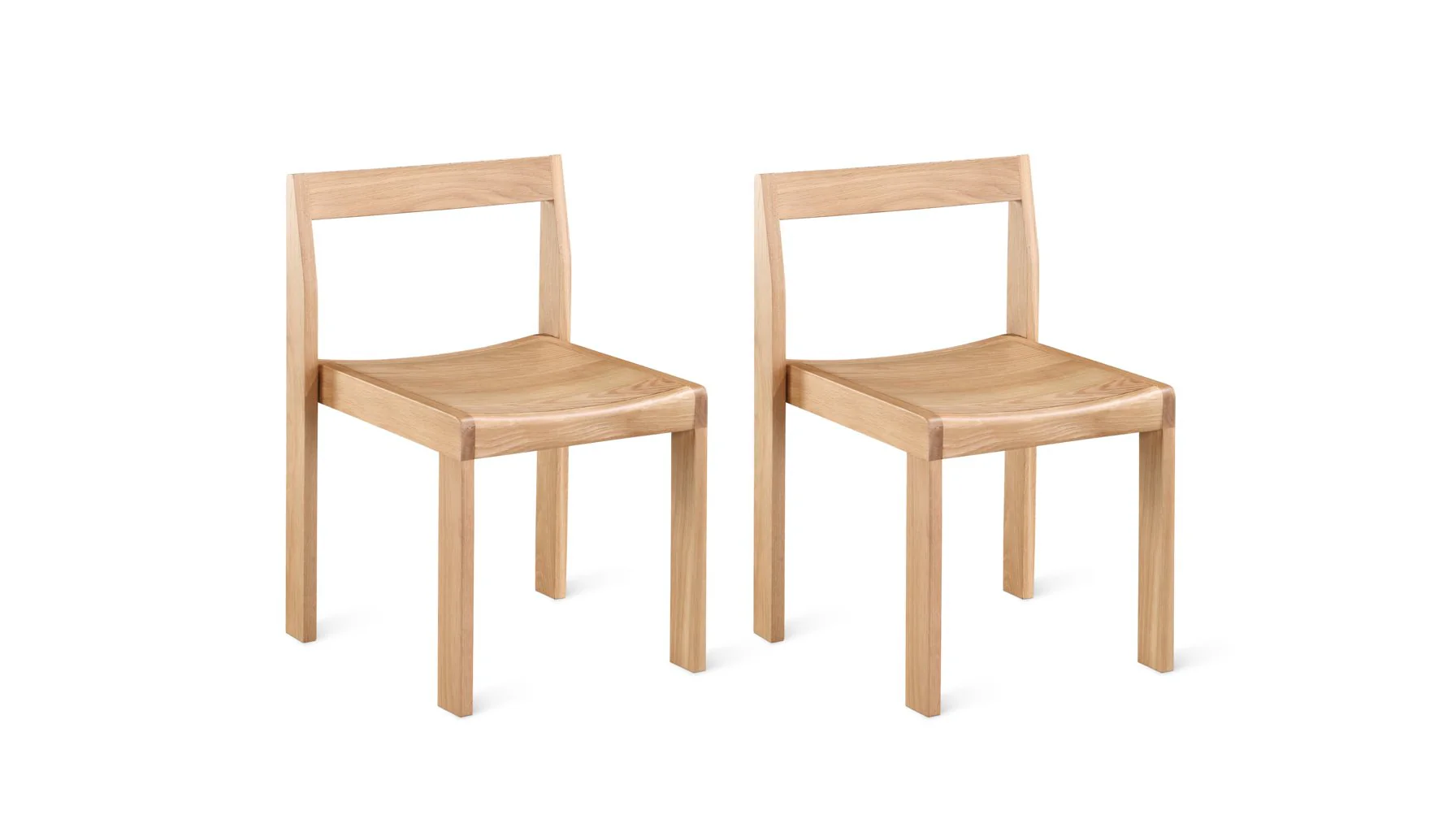 Plane Dining Chair (Set of Two), Oak - Image 3