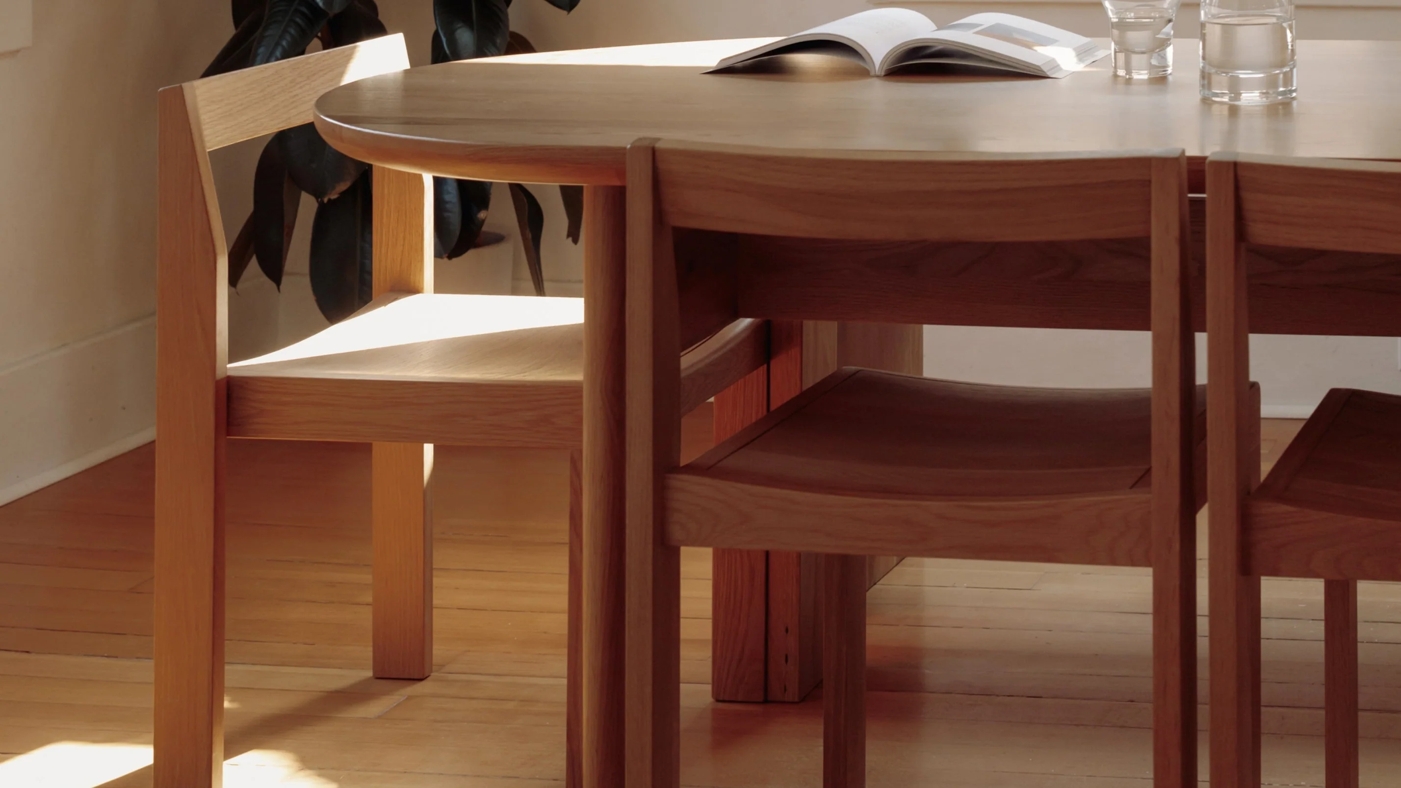 Plane Dining Chair (Set of Two), Oak - Image 9
