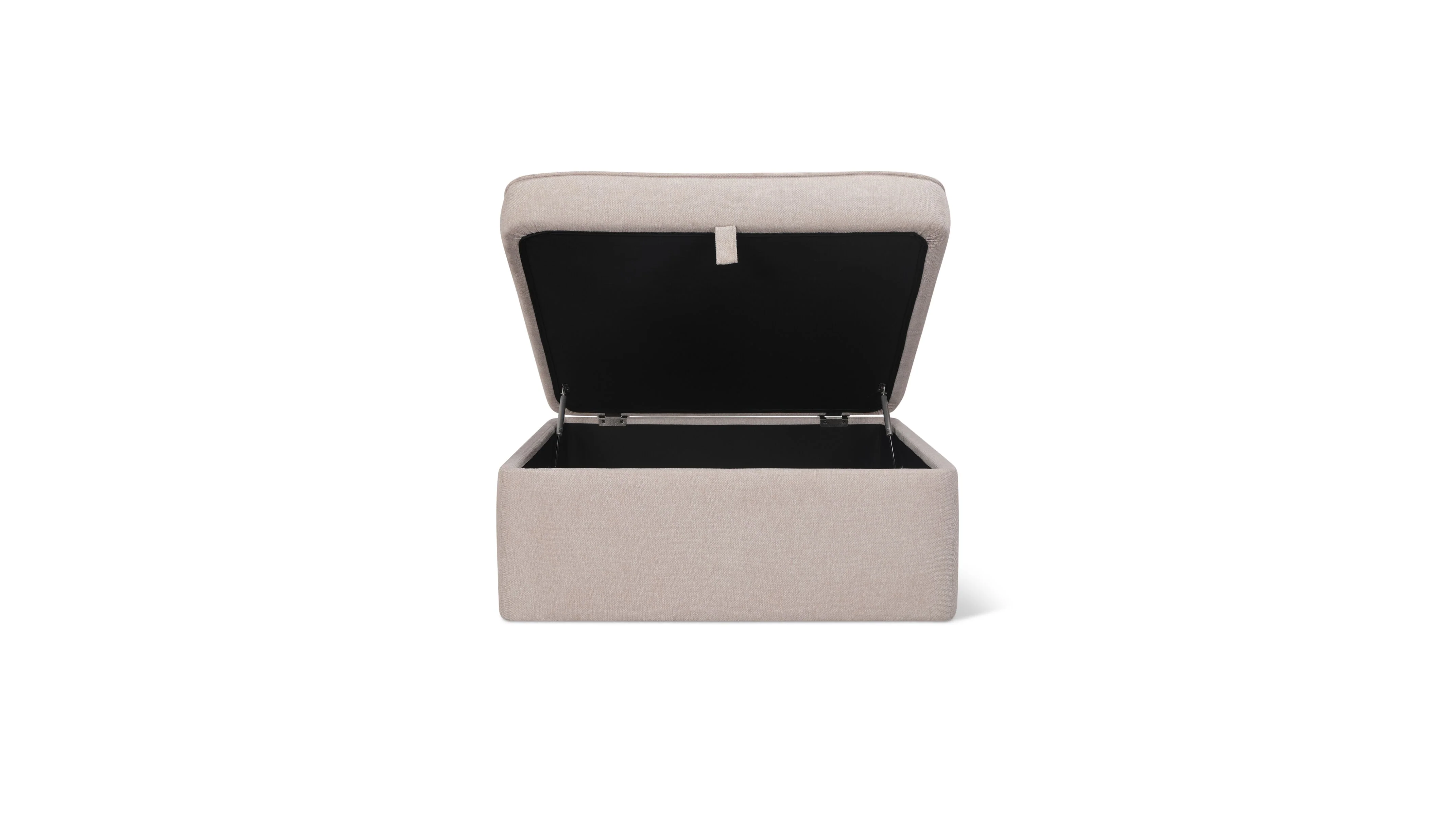 Pod Storage Ottoman, Large, Latte - Image 4