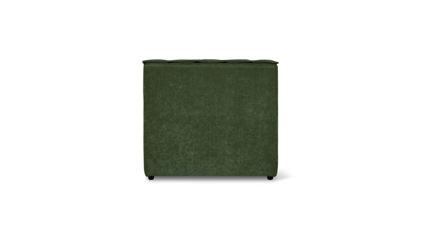 Quilt Armless Chair, Moss - Image 5